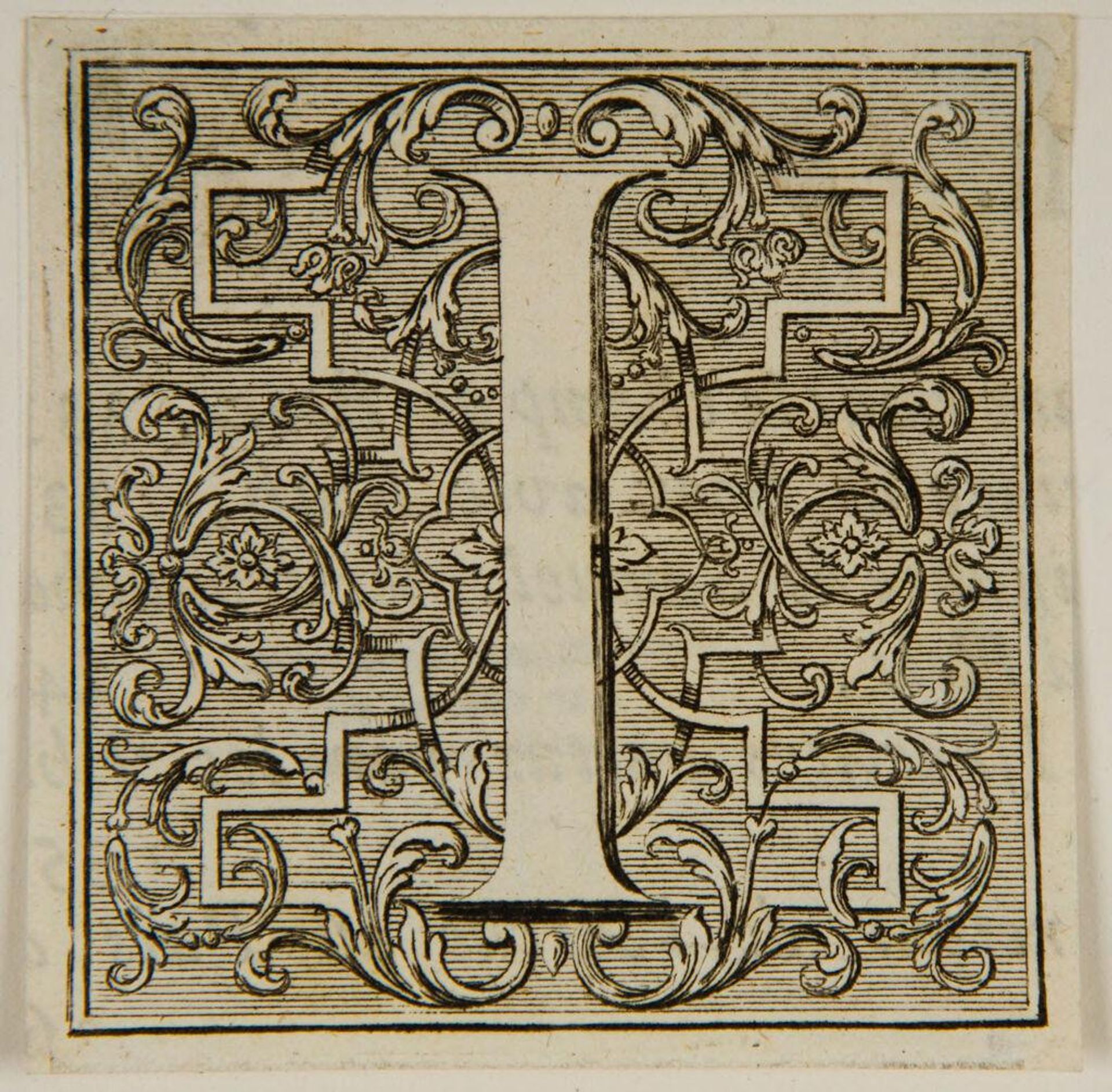 Letter I by Anonymous