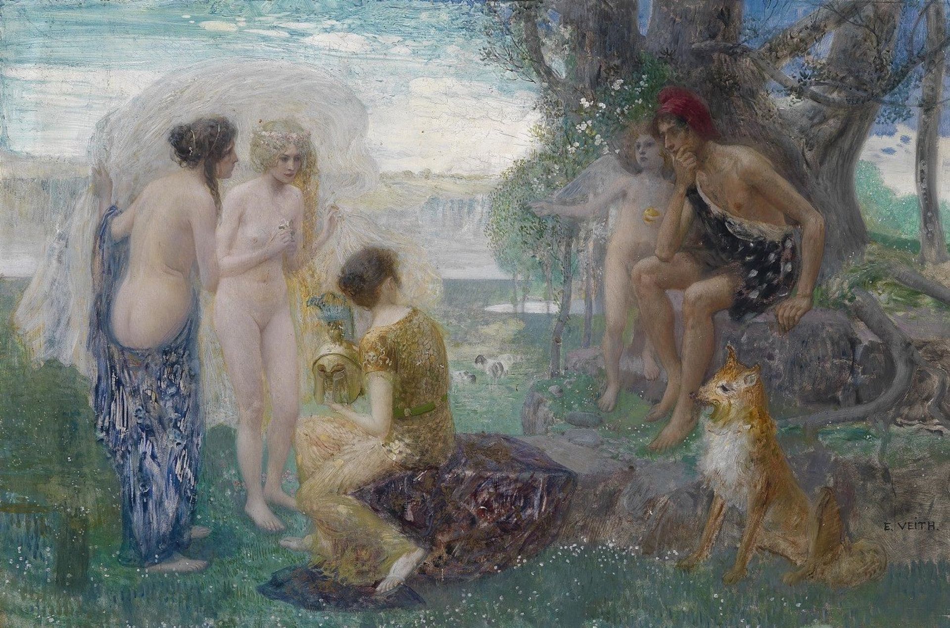 Urteil Des Paris by Eduard Veith
