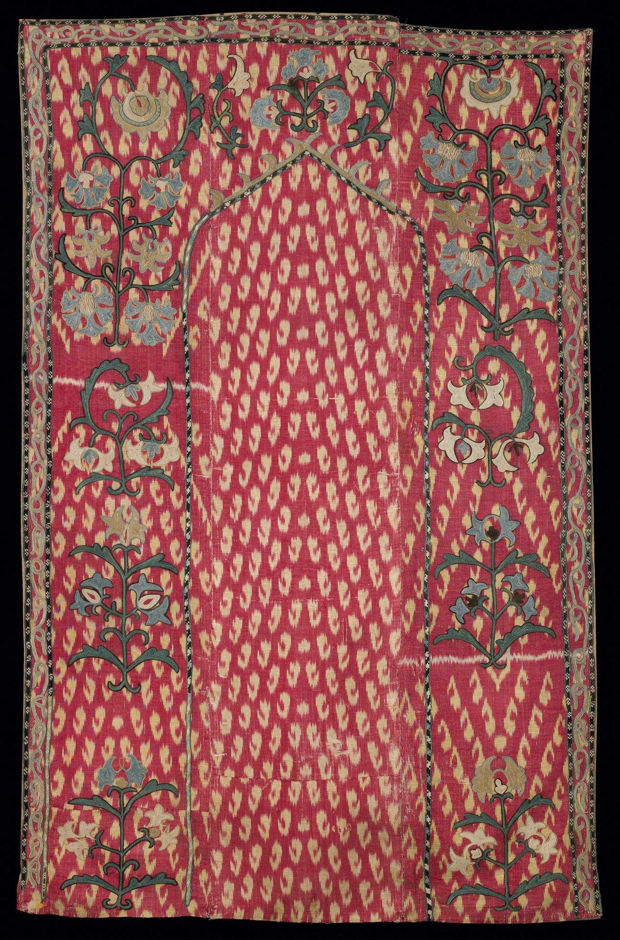 Ikat wall hanging by Anonymous