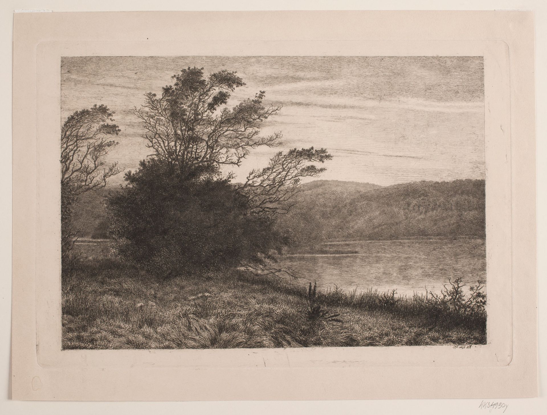 Rye sø by Vilhelm Kyhn