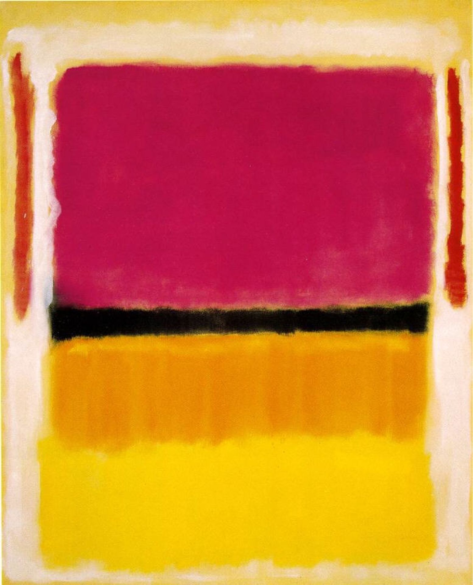 Violet, Black, Orange, Yellow on White and Red by Mark Rothko