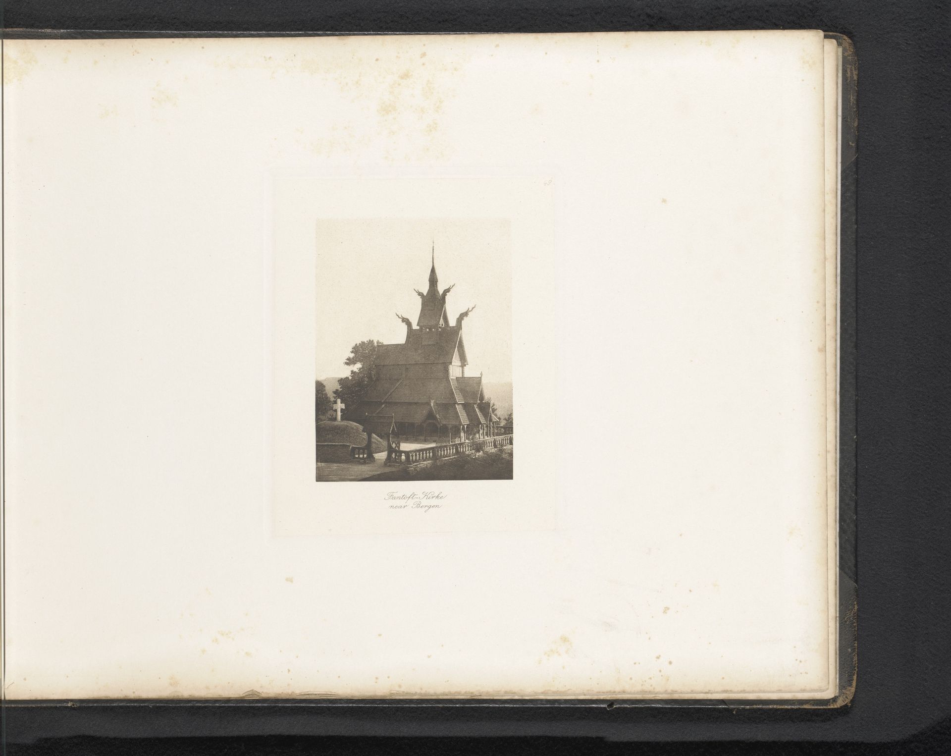 Staafkerk van Fantoft by Paul Lange