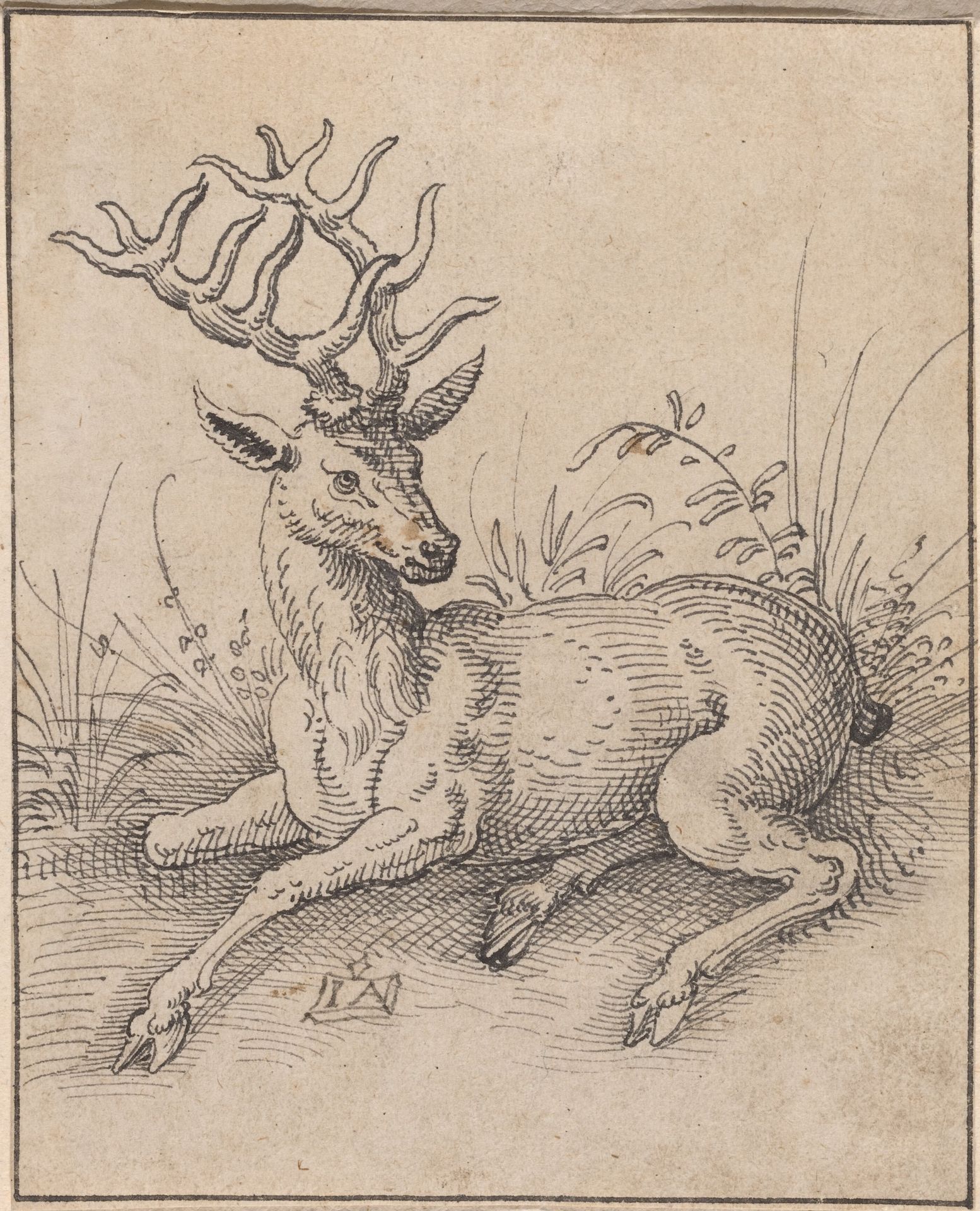 The Stag by Jost Amman