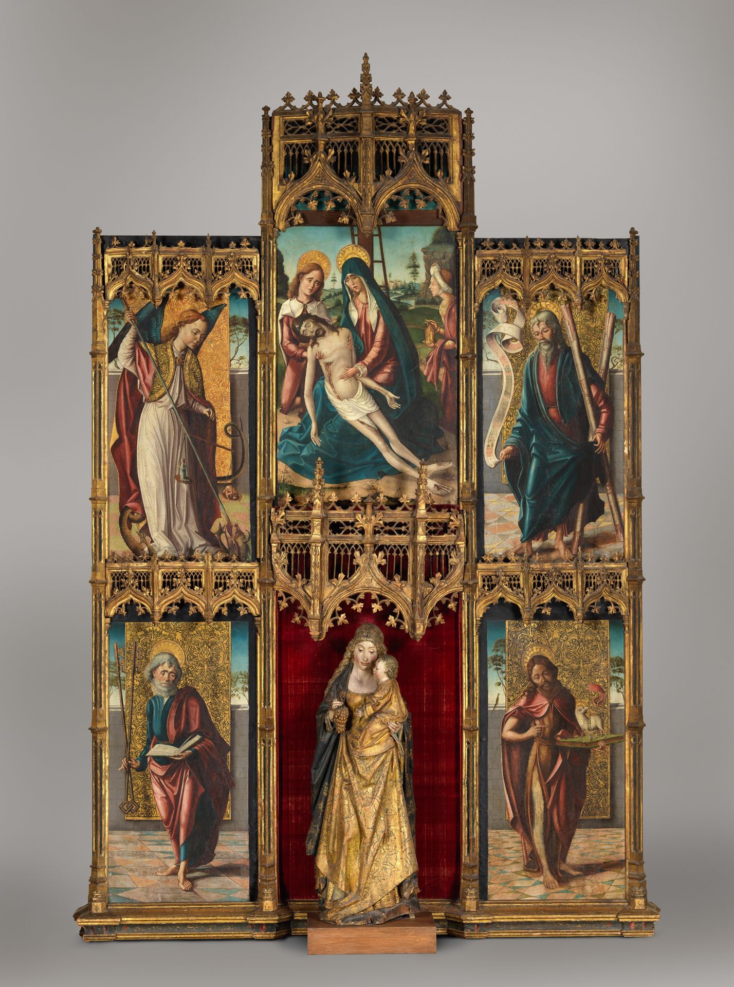 Virgin and Child with the Pietà and Saints by Anonymous