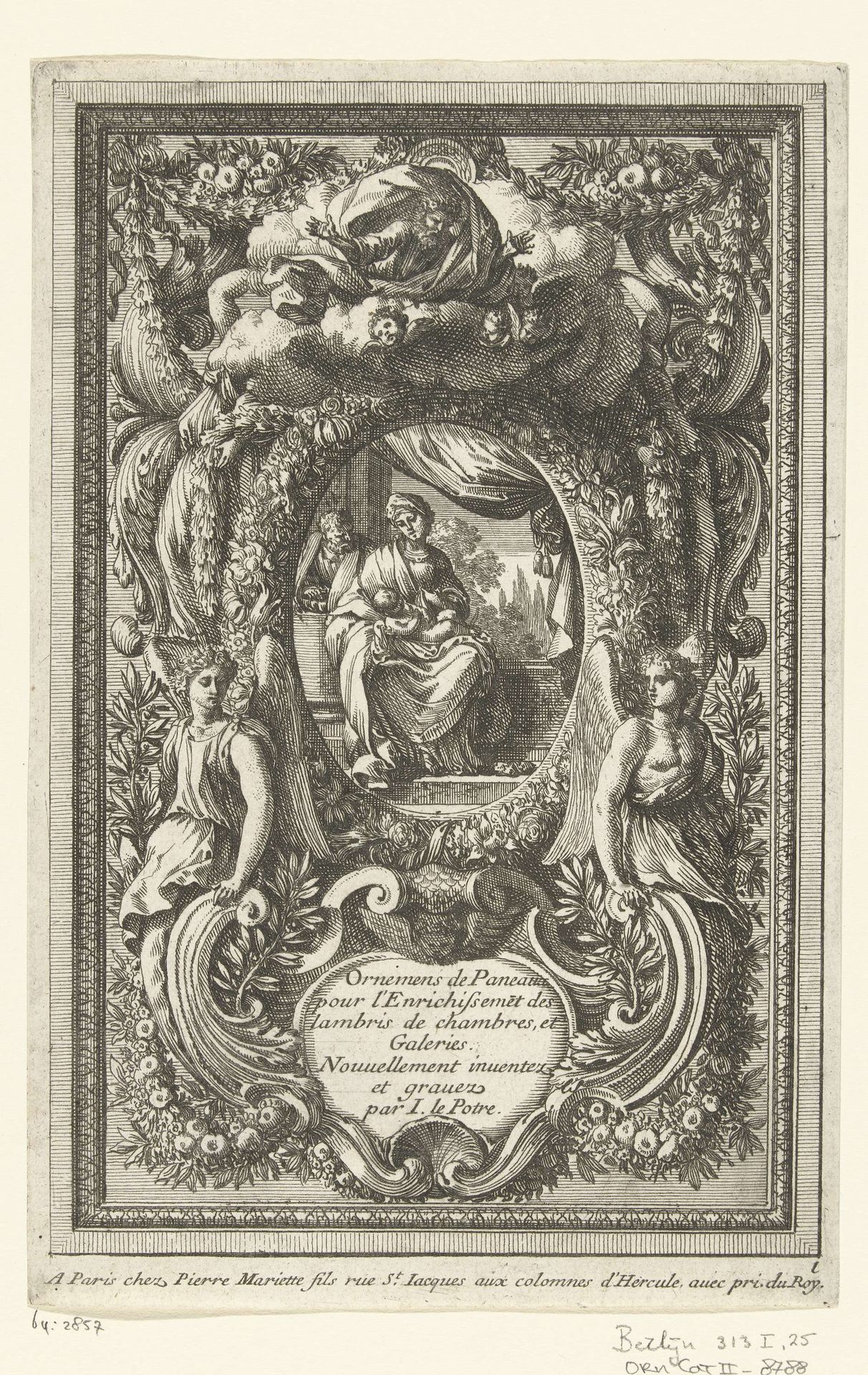 Titelblad: Ornemens de Paneaux by Jean Lepautre