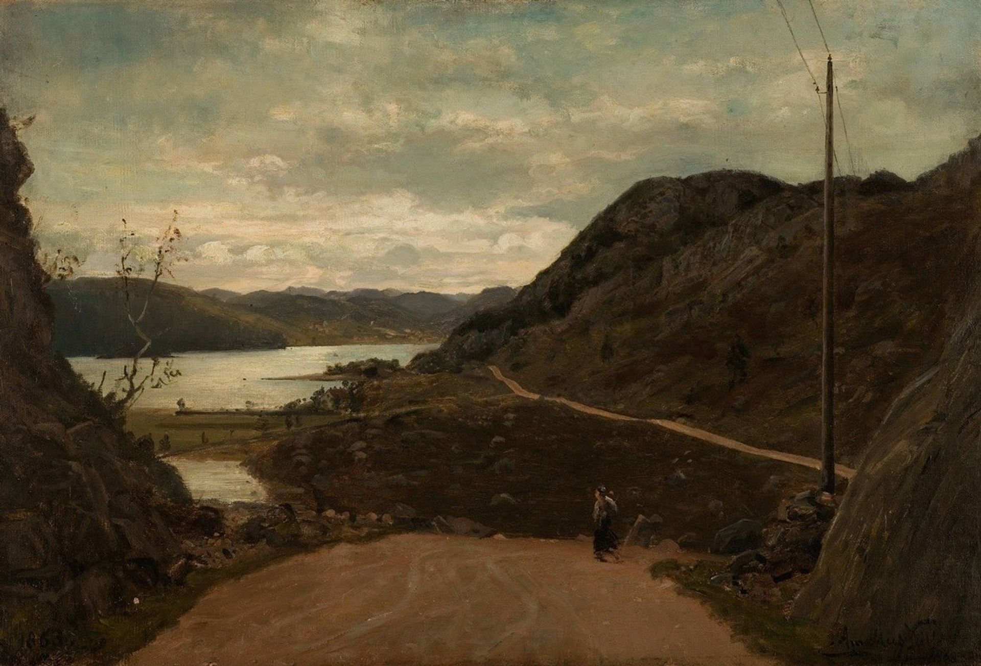 Ulvegjelsbakken, Mandal by Amaldus Nielsen