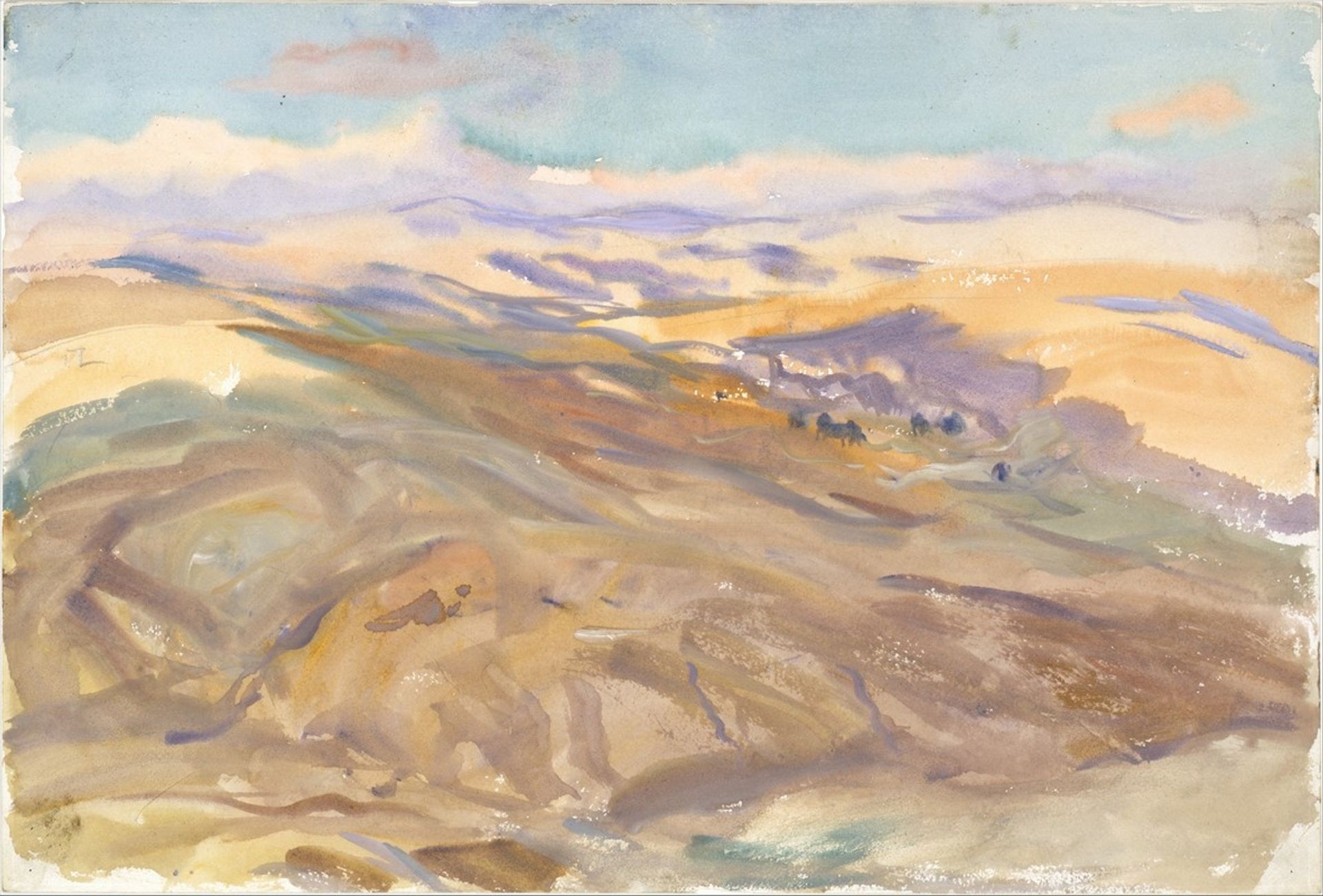 Sunset by John Singer Sargent