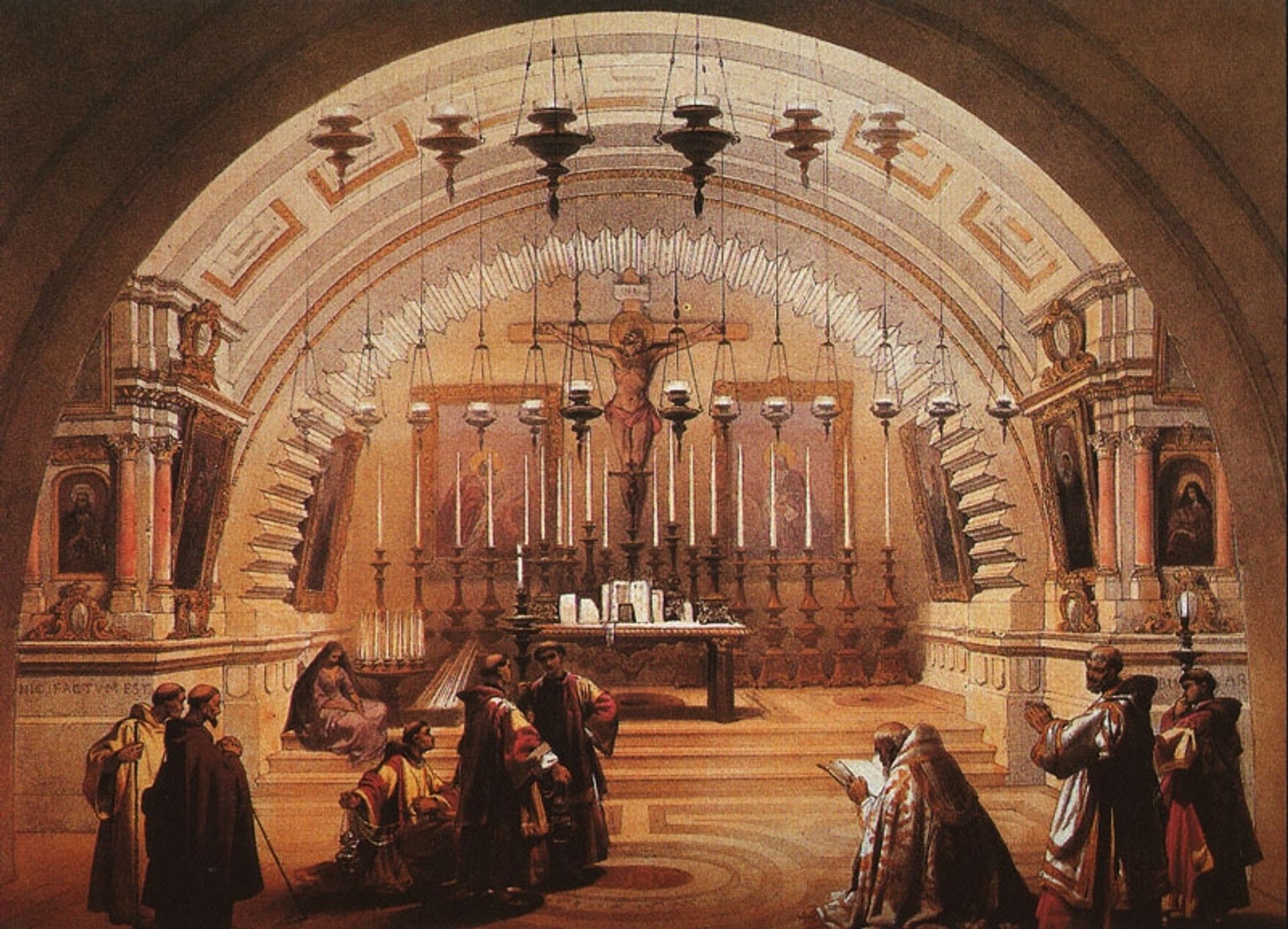 The Exterior of the Holy Sepulchre and Calvary by David Roberts