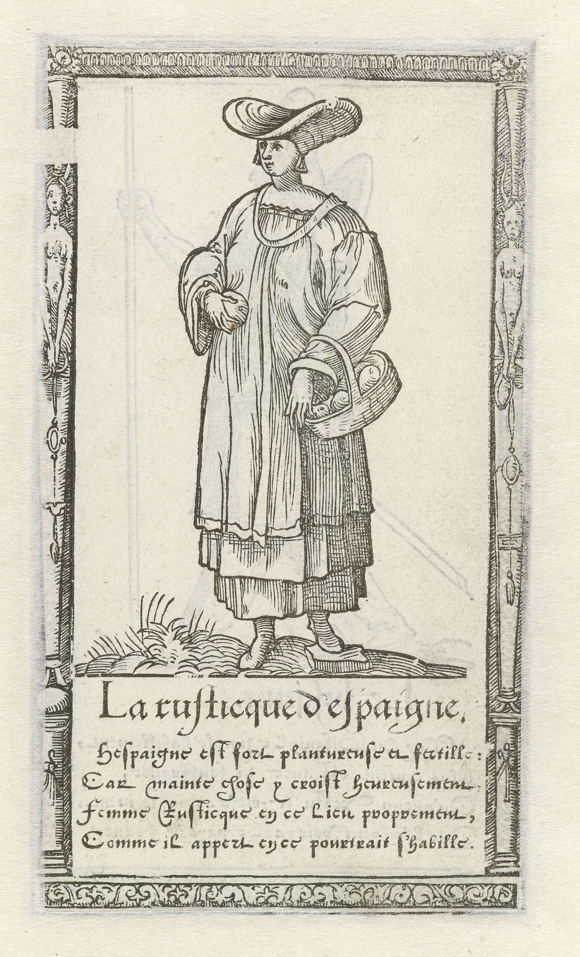 Vrouw van het Spaanse platteland by François Desprez