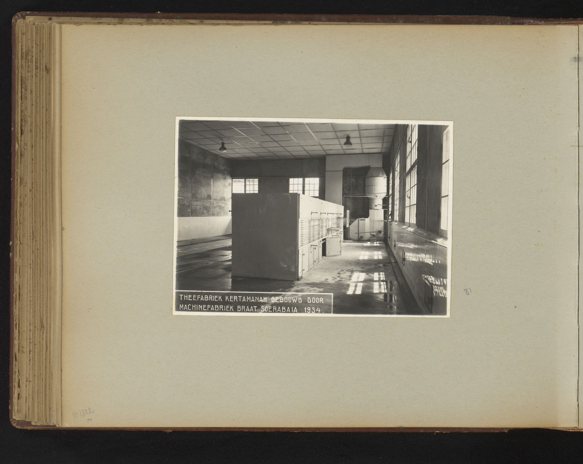 Theefabriek Kertamanah gebouwd door Machinefabriek Braat Soerabaia 1934 by Anonymous