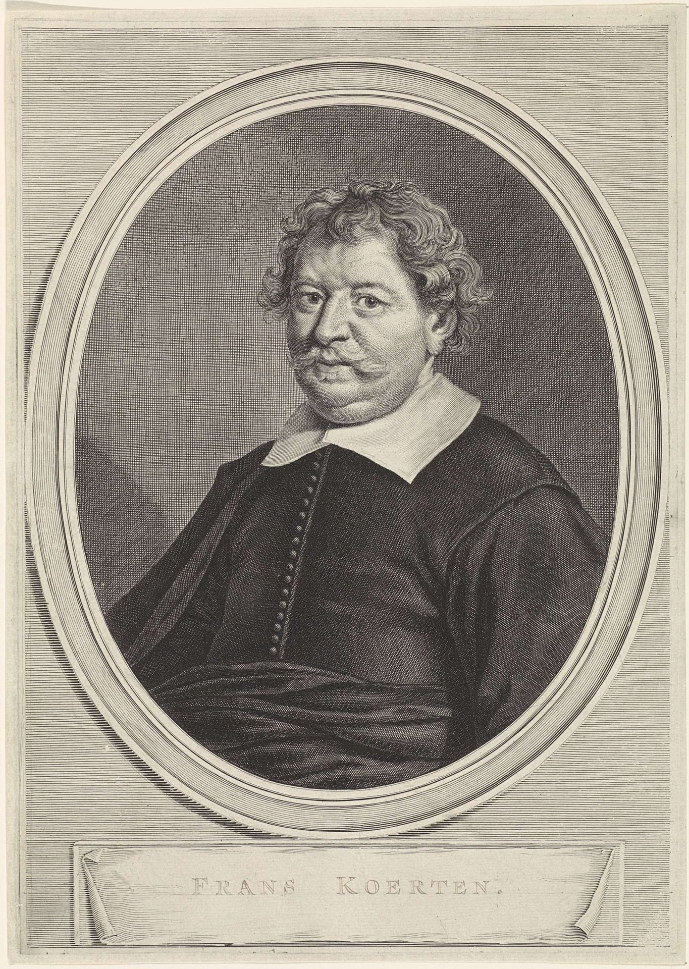 Portret van Frans Koerten by Theodor Matham