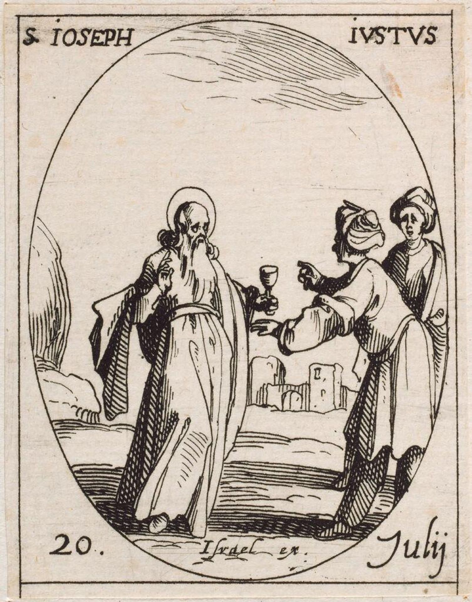 Saint Joseph the Just by Jacques Callot