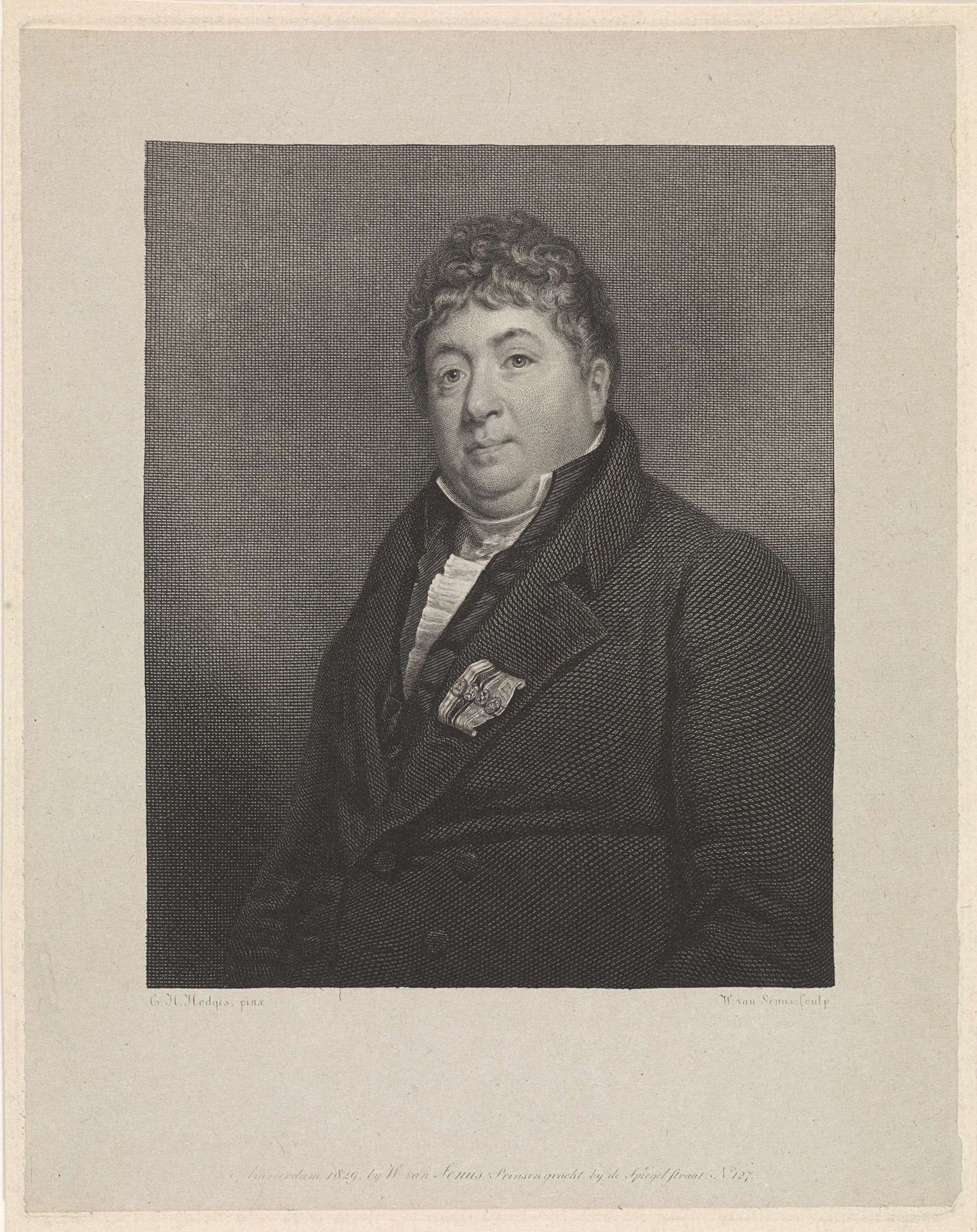 Portret van Sebald Justinus Brugmans by Willem van Senus