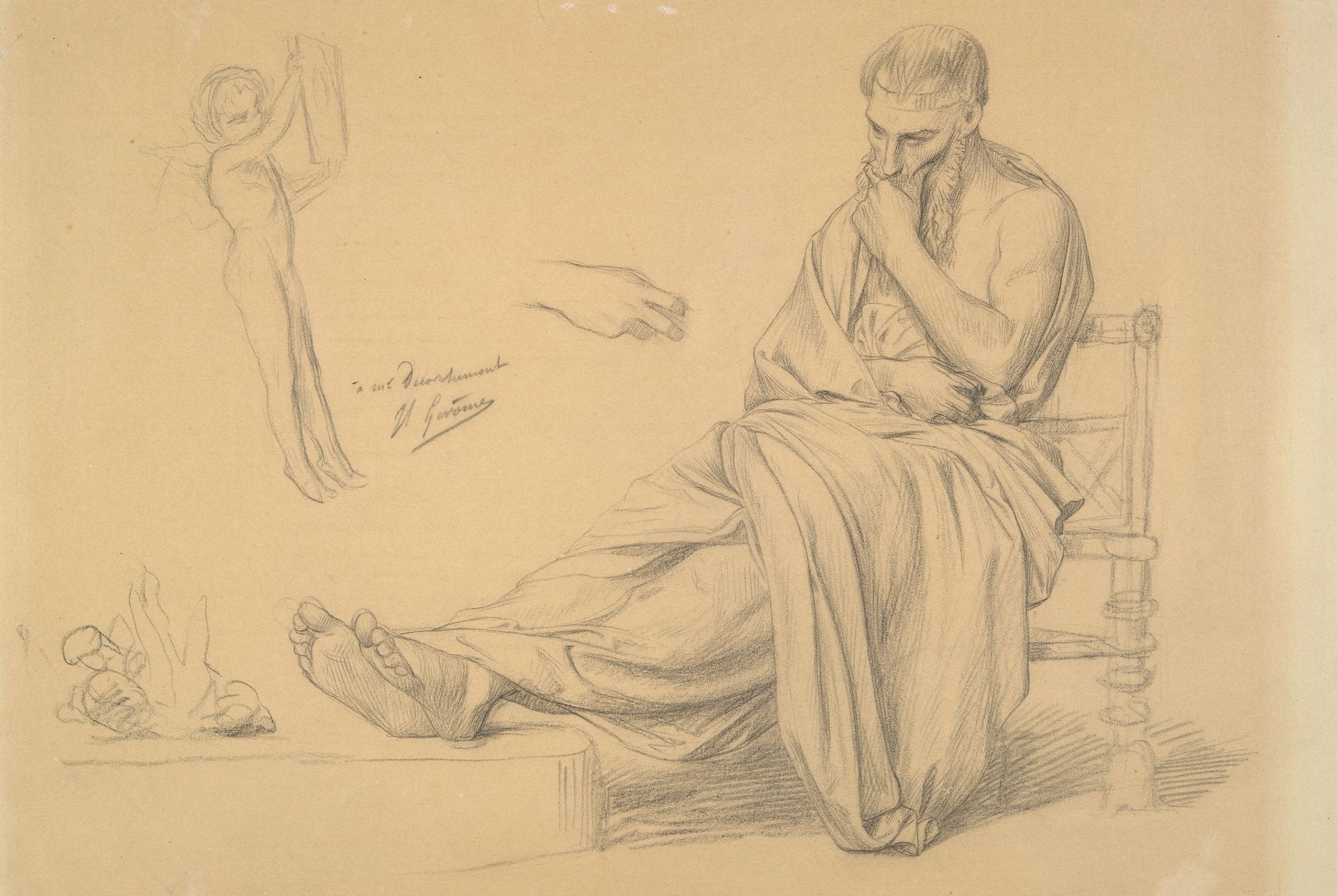Study for Anacreon Cycle by Jean-Léon Gérôme