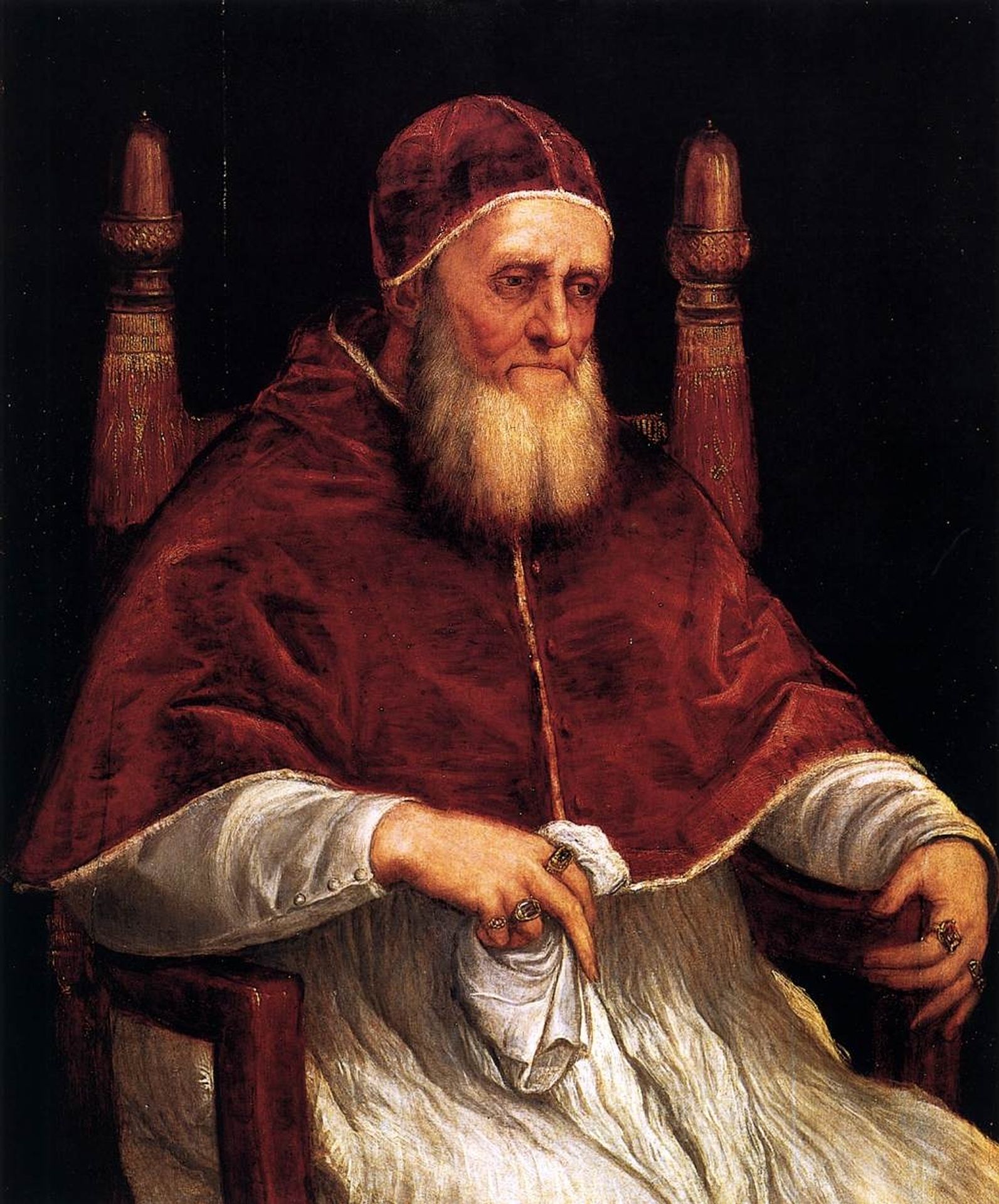 Portrait of Pope Julius II by Titian
