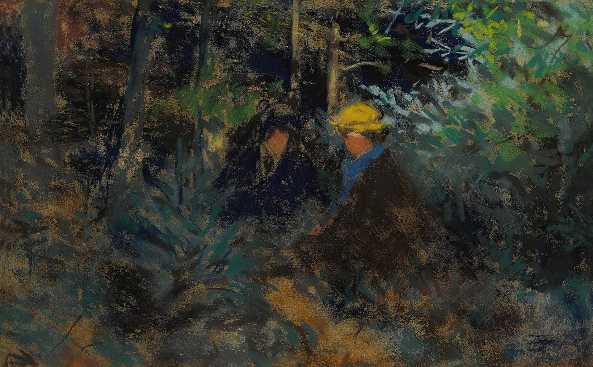 Conversation in the Forest by Robert Henri
