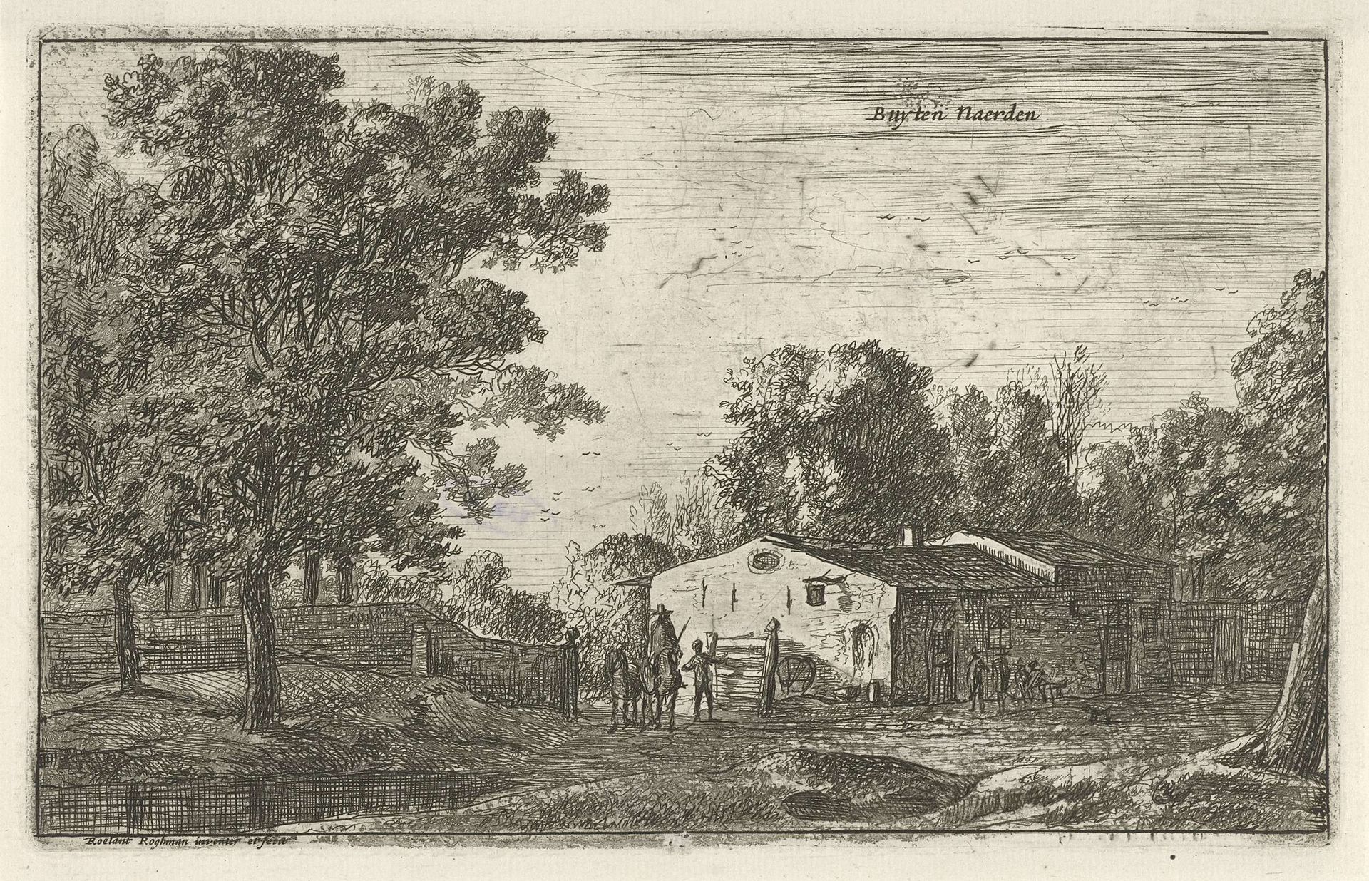 Gezicht bij Naarden by Roelant Roghman