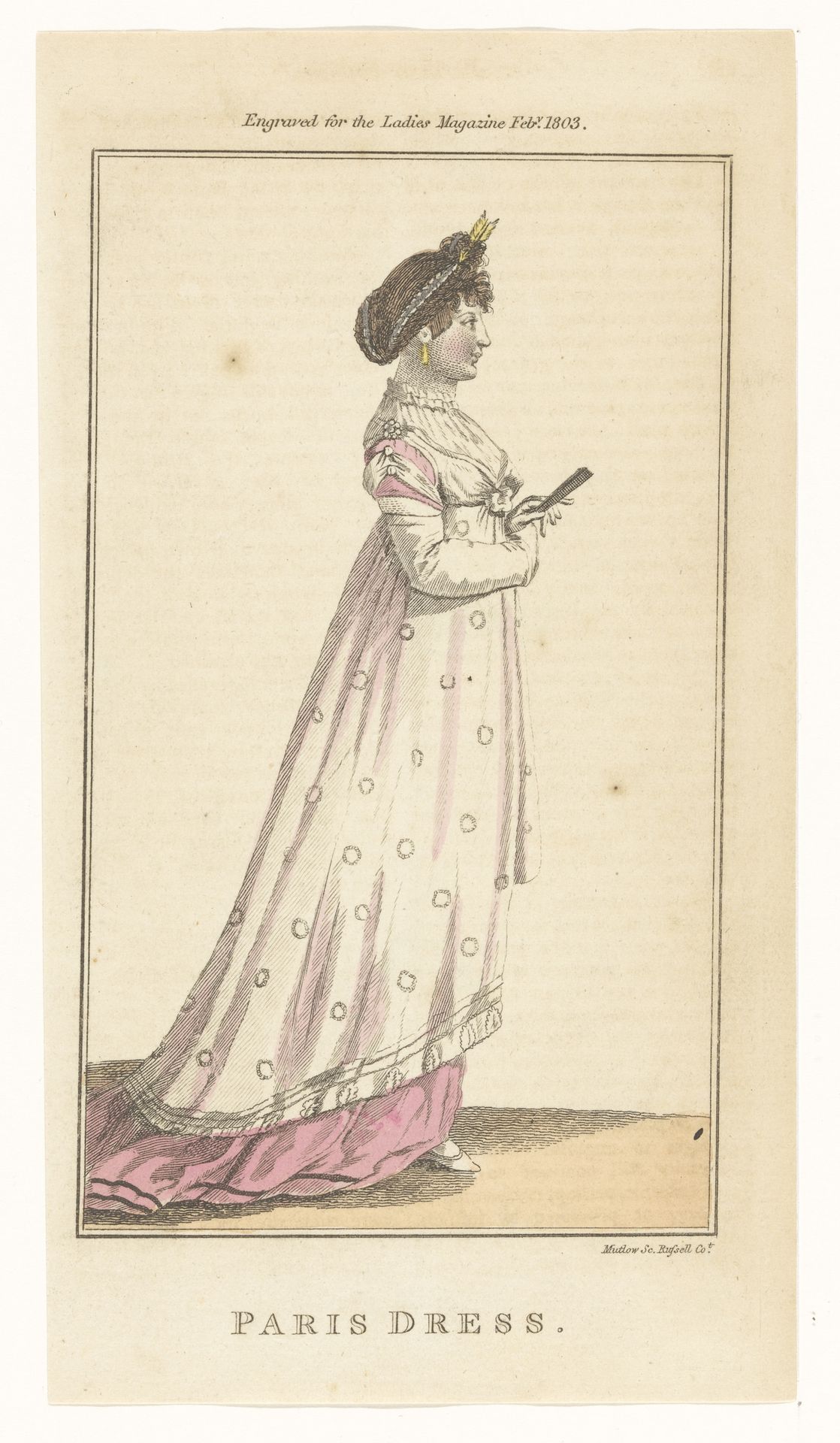 Ladies magazine, febr. 1803 by Henry Mutlow