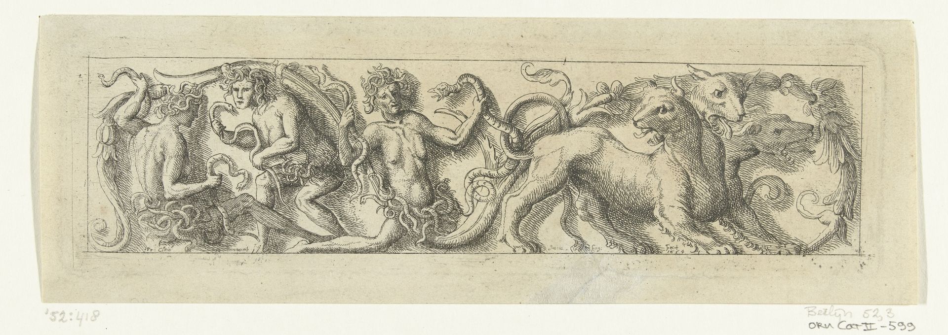 Drie Furiën en Cerberus by Josias English