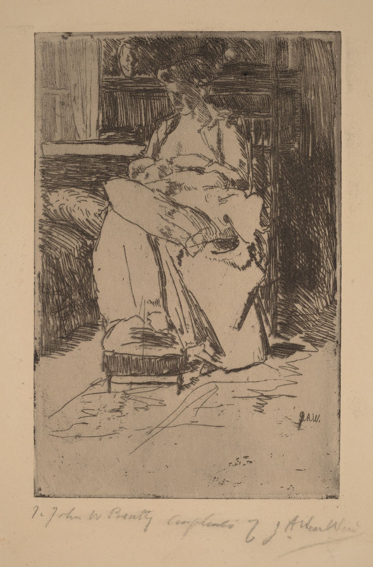 Mother and Child by Julian Alden Weir
