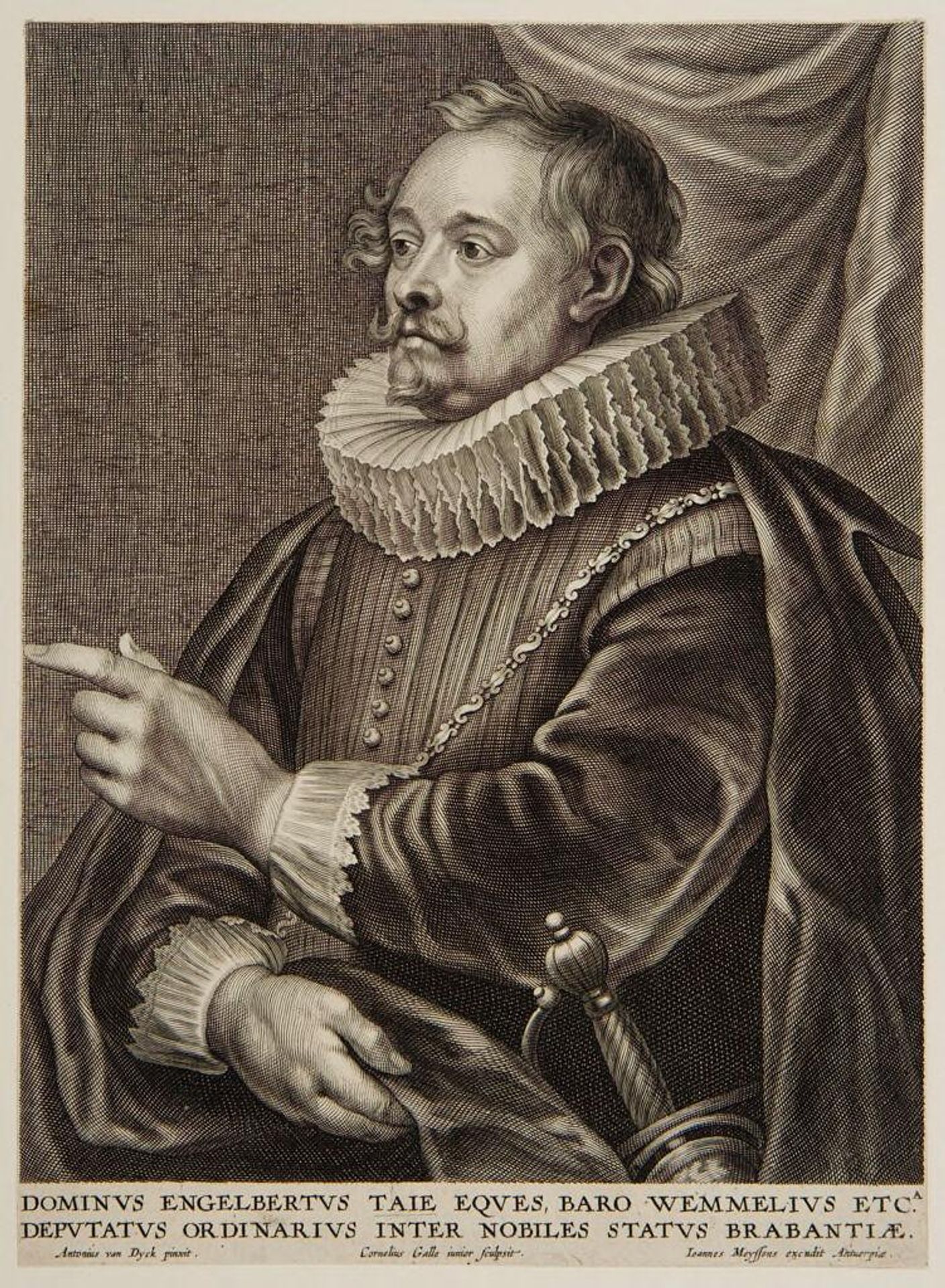 Engelbert Taie by Cornelis Galle the Younger