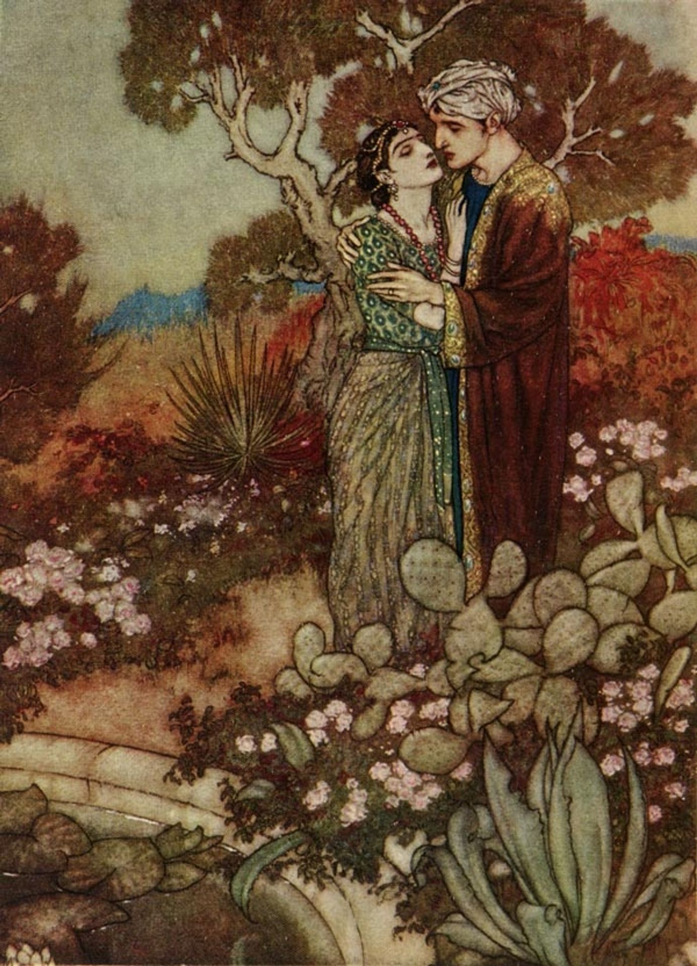 Hour of Grace, The Rubaiyat of Omar Khayyam by Edmund Dulac