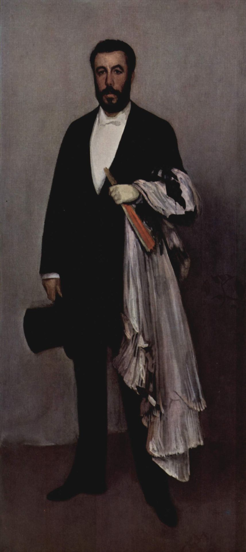 Arrangement in Light Pink and Black: Portrait of Théodore Duret by James Abbott McNeill Whistler