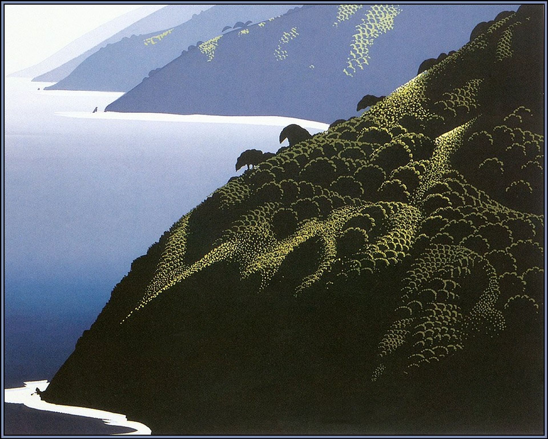 Big Sur Calm by Eyvind Earle