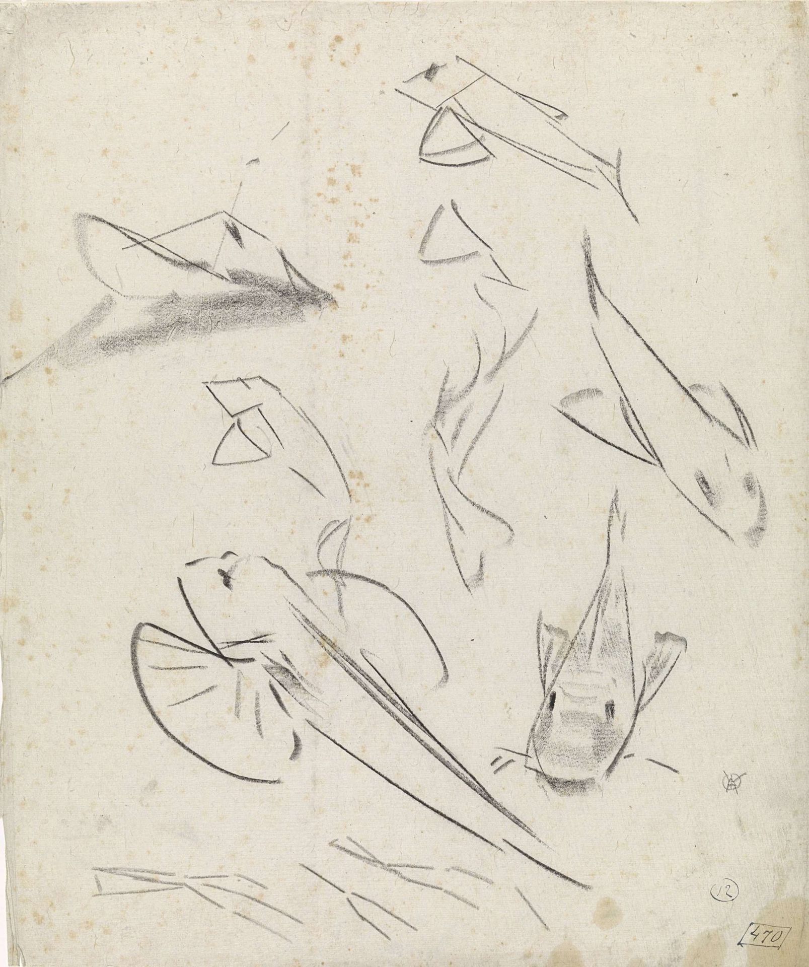 Studies van ponen by Gerrit Willem Dijsselhof