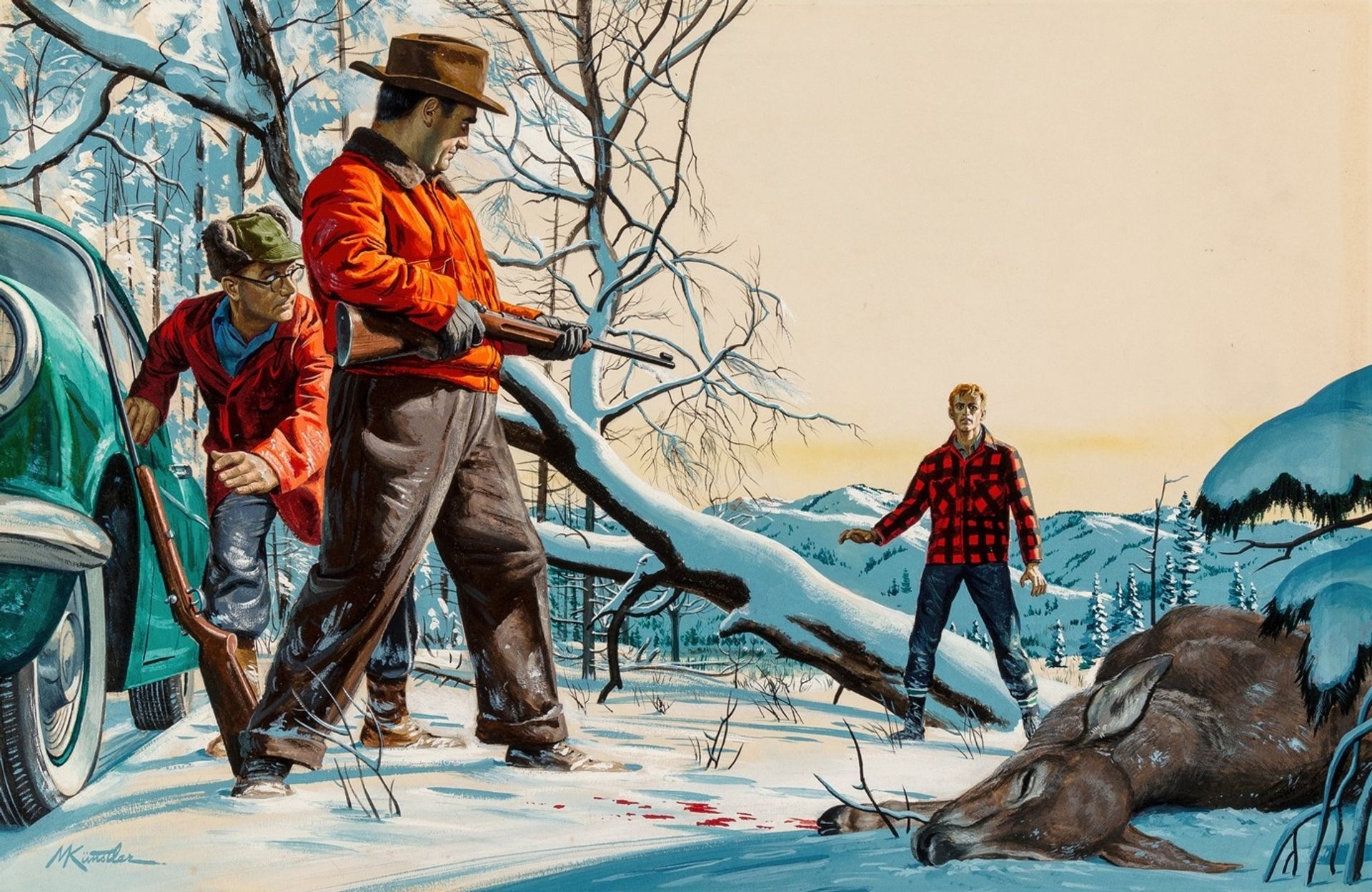 Hunted by Mort Künstler