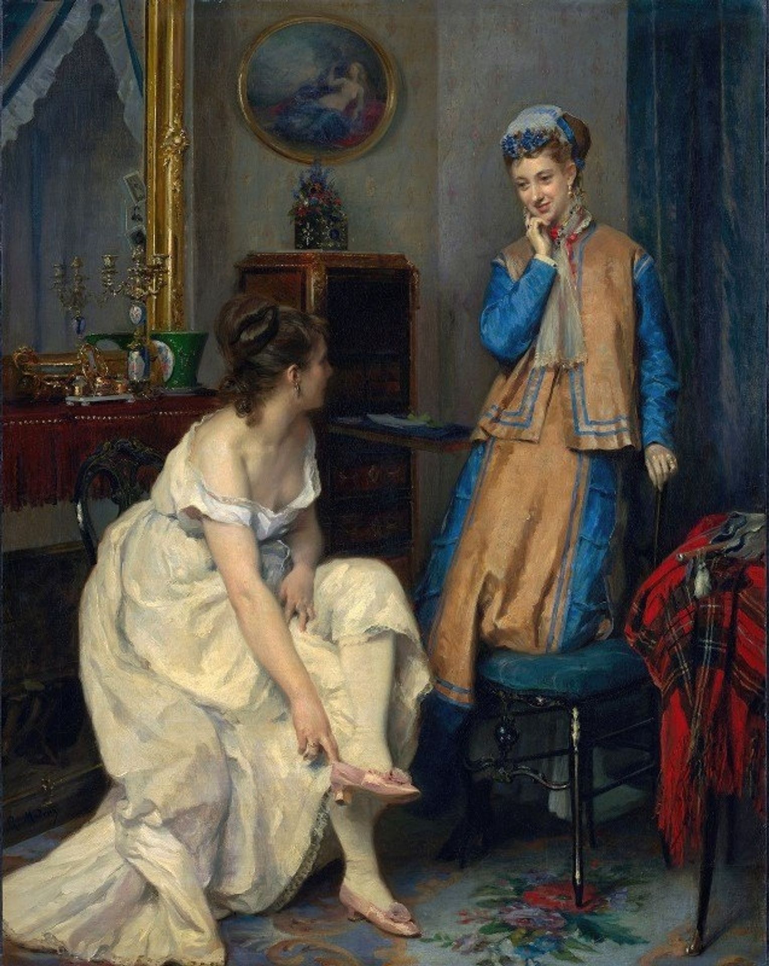 Confidences by Raimundo de Madrazo
