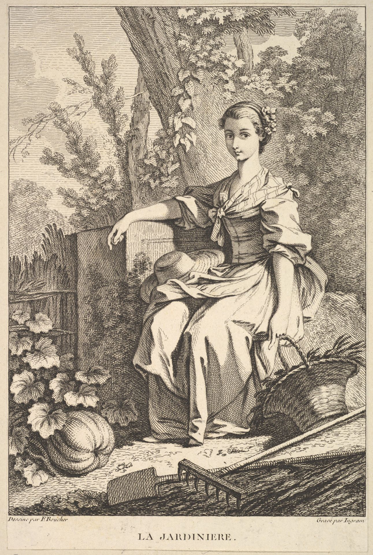 The Gardener by Francois Boucher
