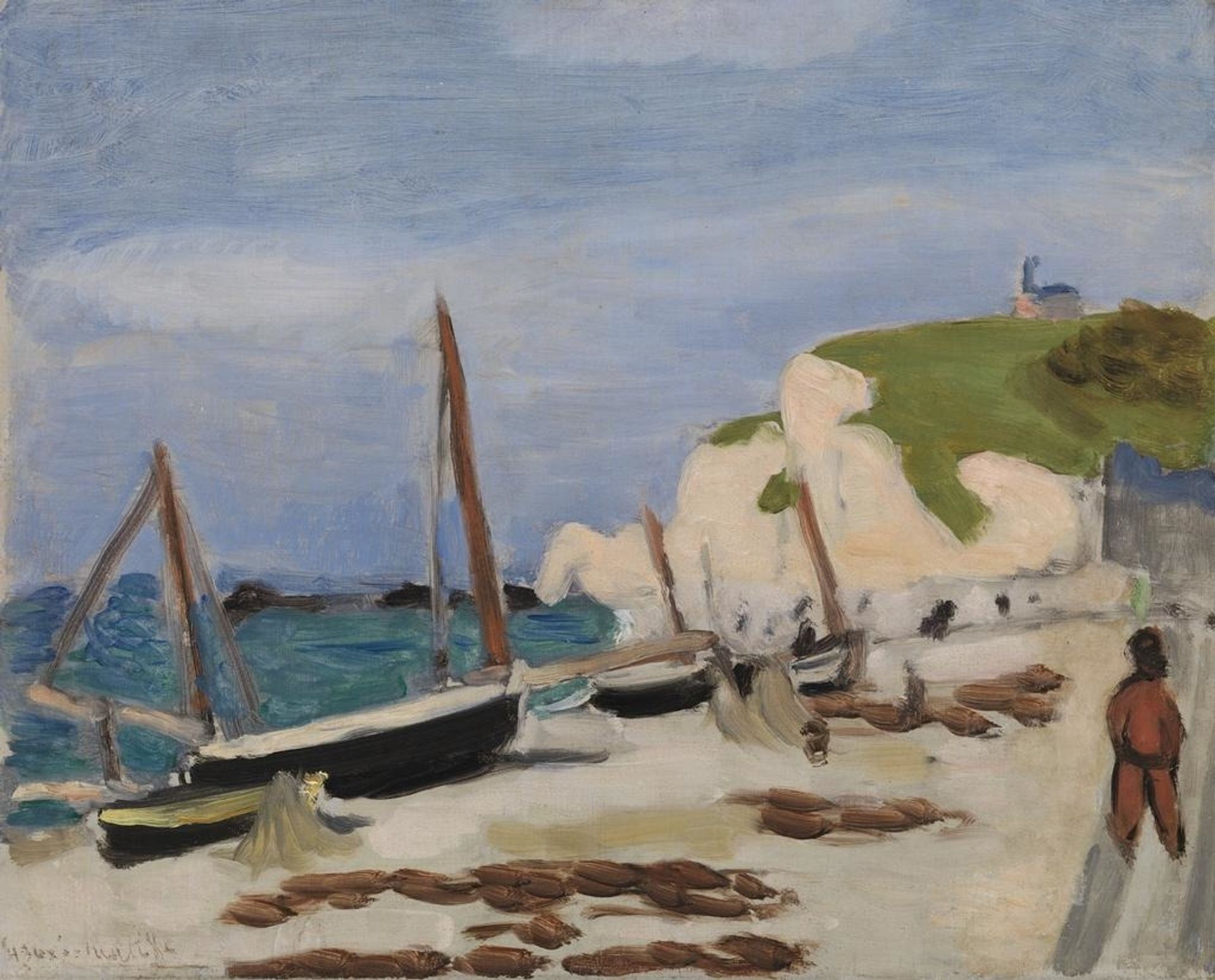 The Black Boat by Henri Matisse