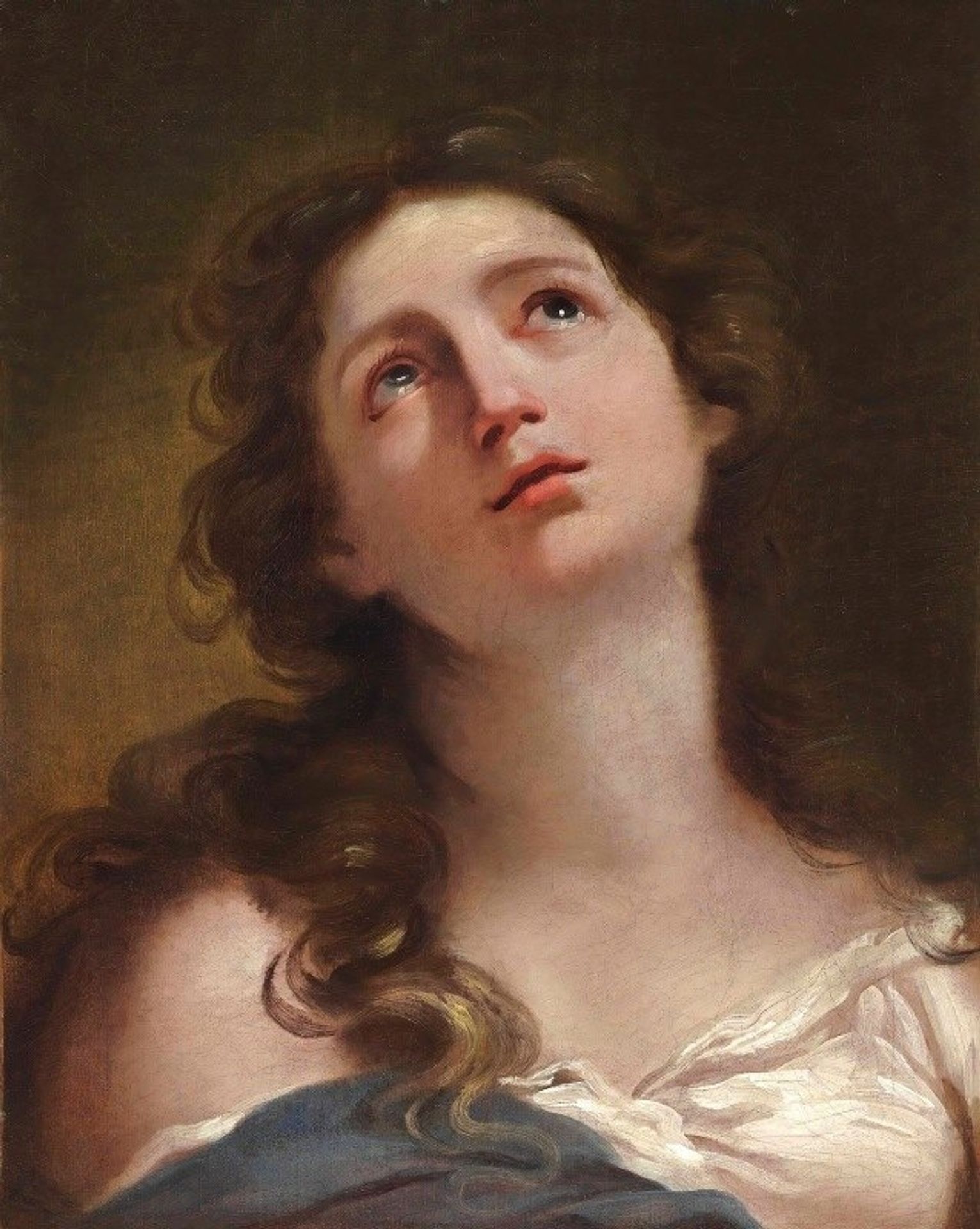 Head Of A Young Woman by Gaetano Gandolfi