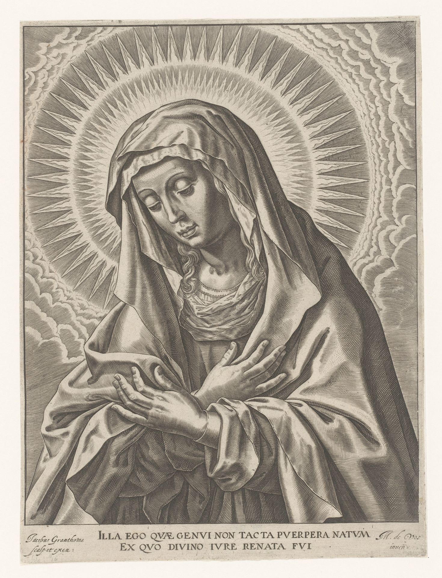 Maagd Maria by Jacques Granthomme