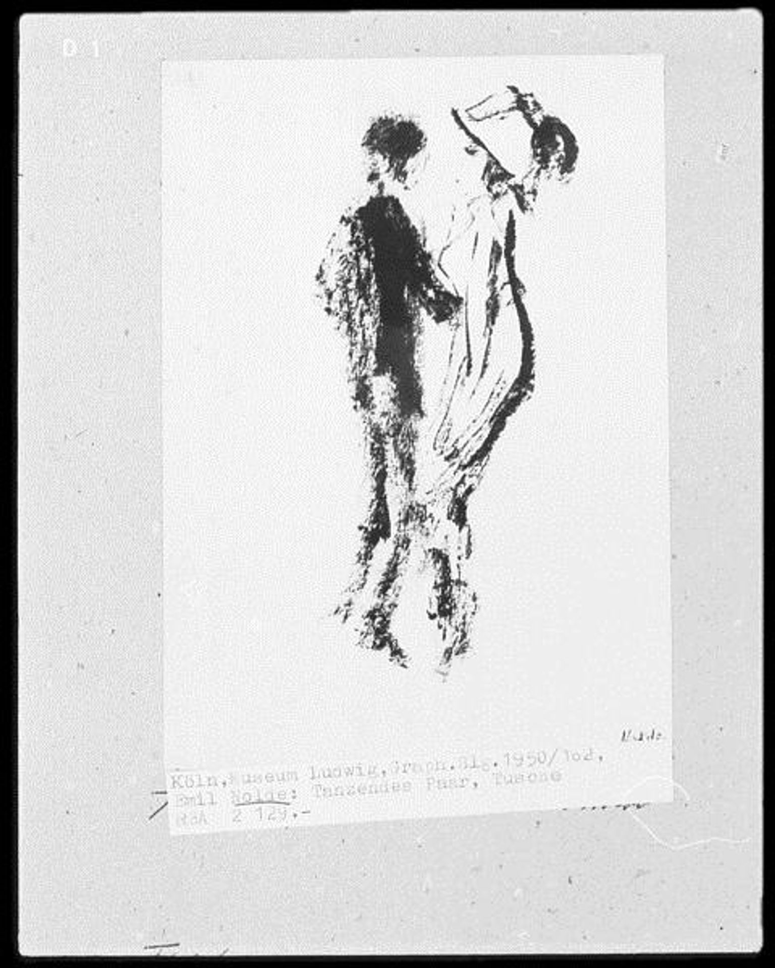 Dancing Couple by Emil Nolde