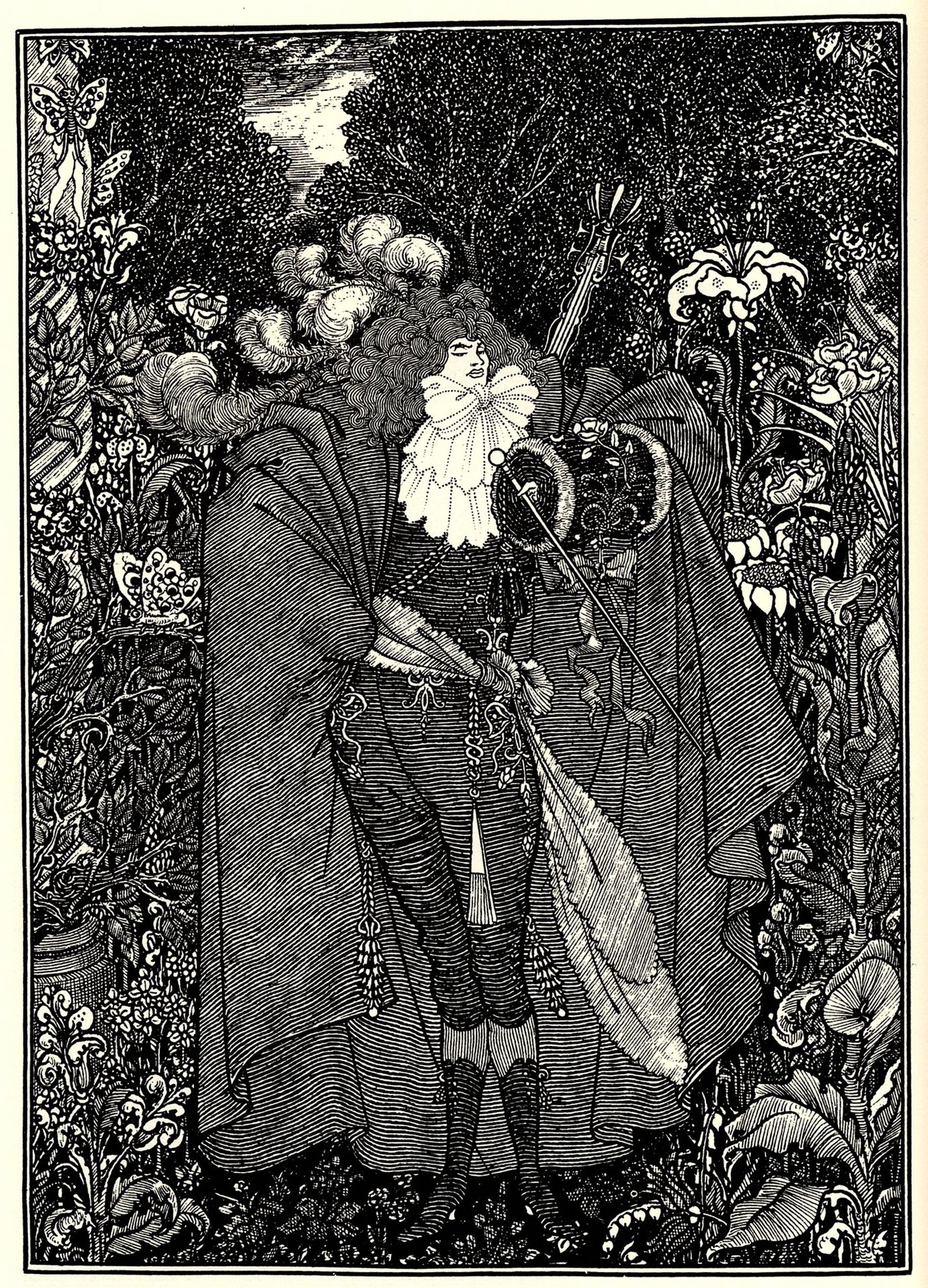 The Abbe Fanfreluche by Aubrey Vincent Beardsley