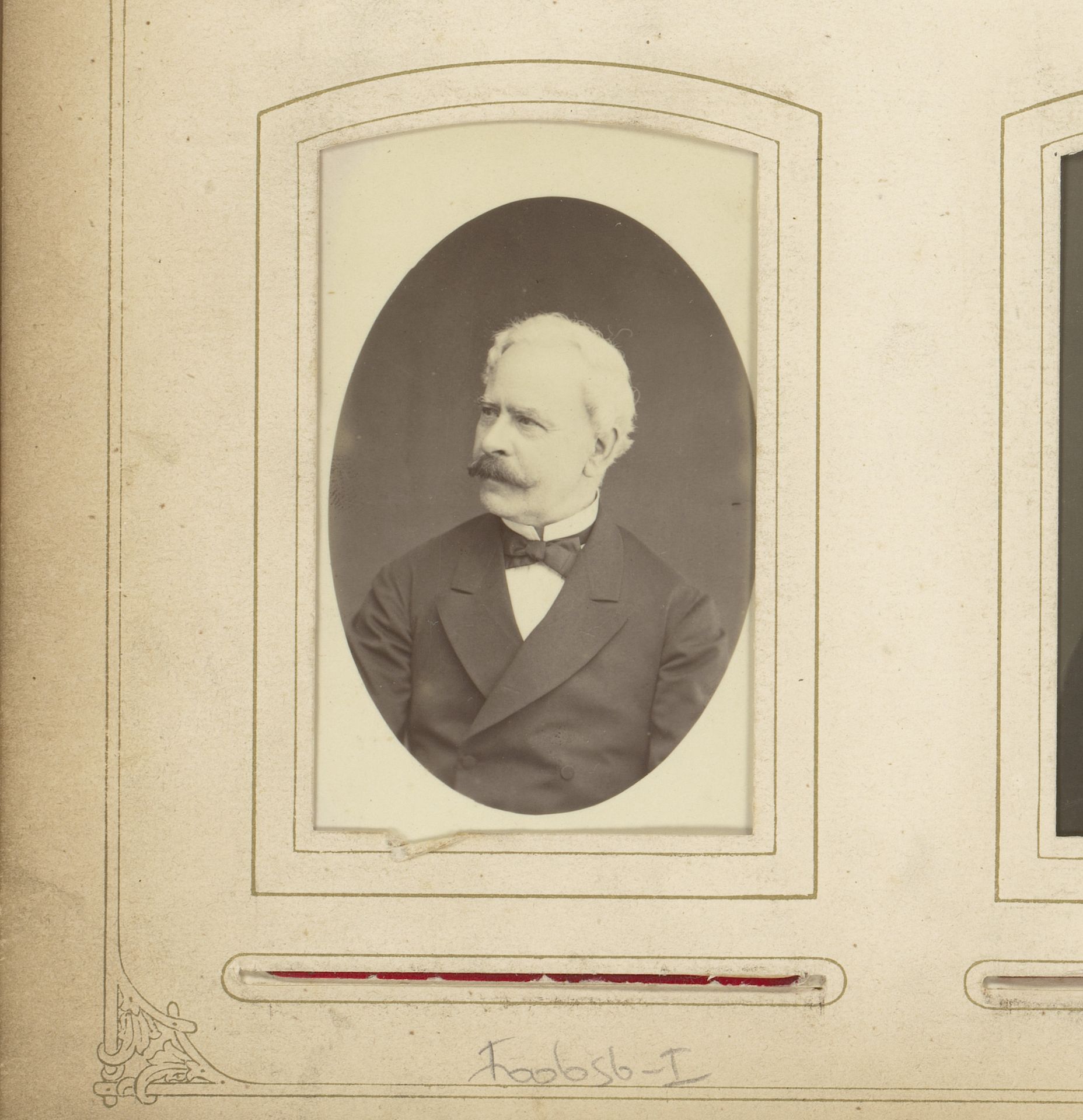 Portret van een man met snor by Cornand et Cie
