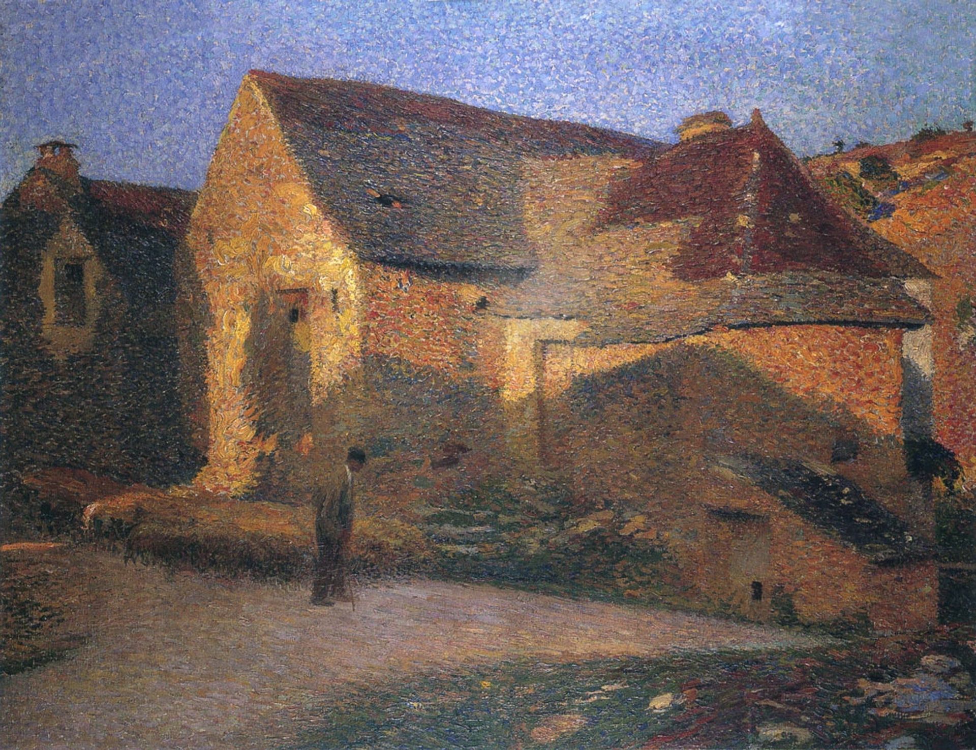 The Old House in the Last Rays by Henri Martin
