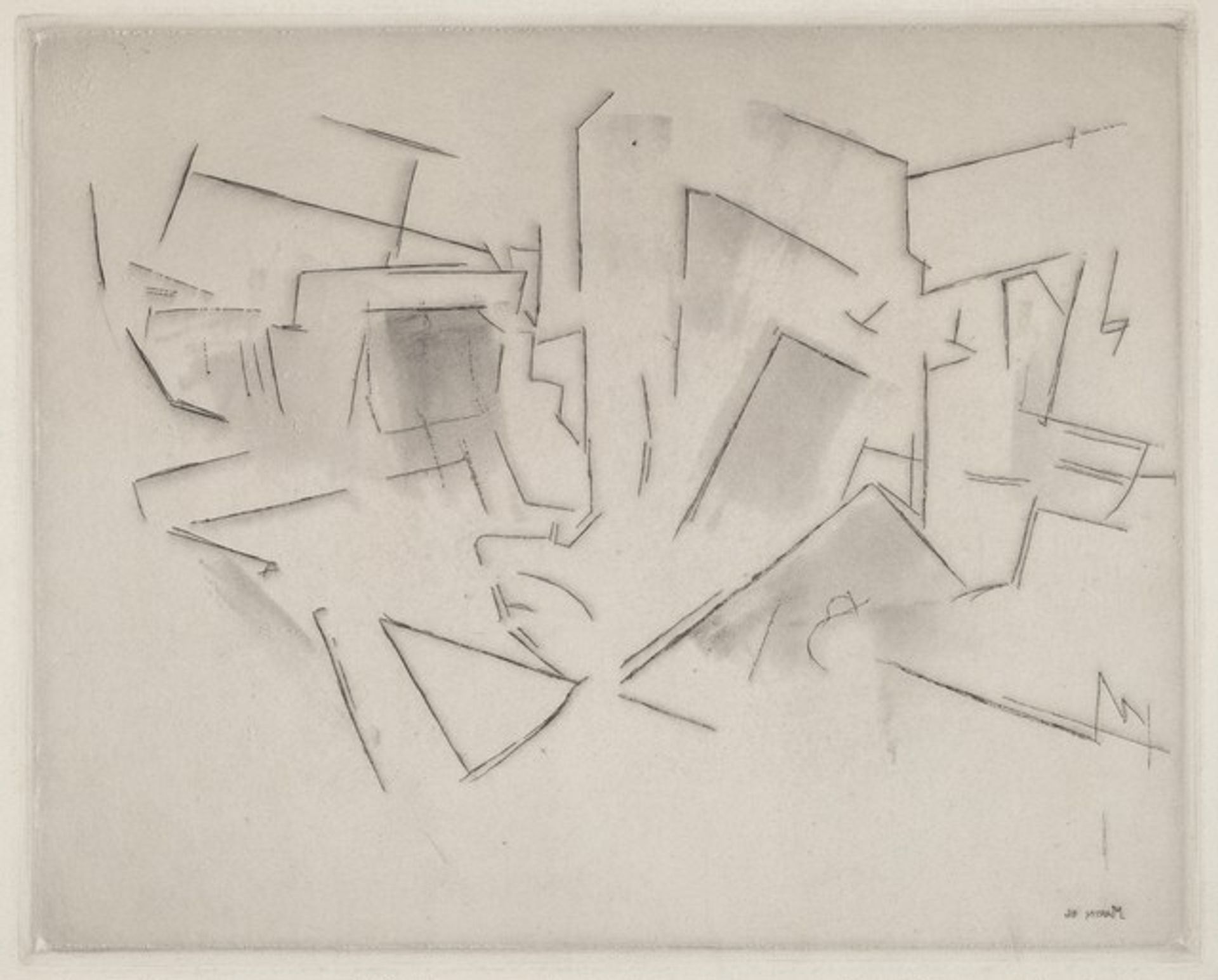 Movement—Grain Elevators, No. 2 by John Marin