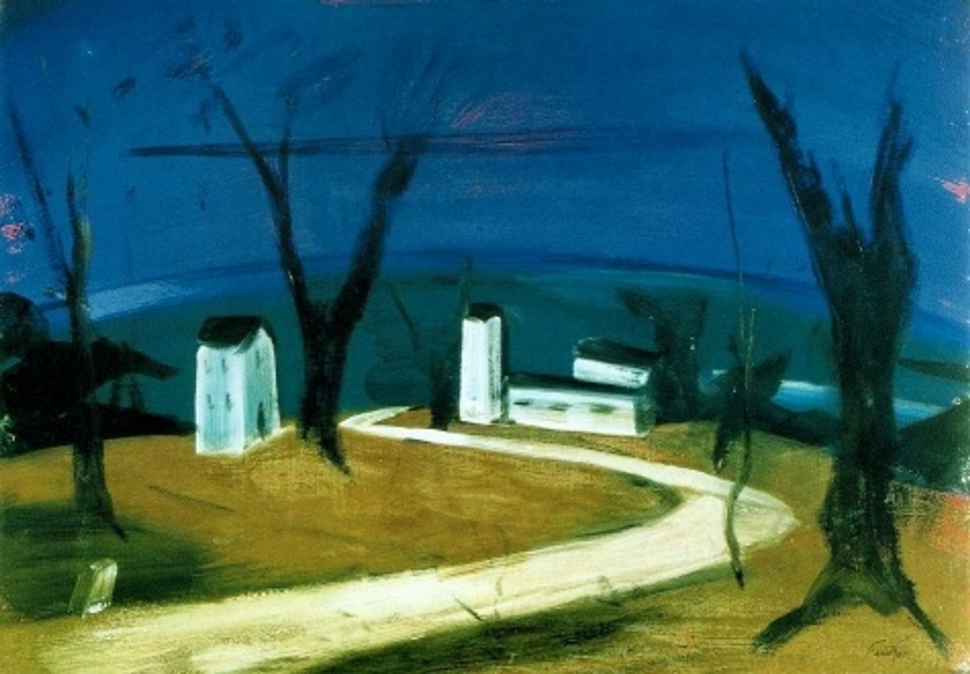 Seaside landscape by Istvan Farkas