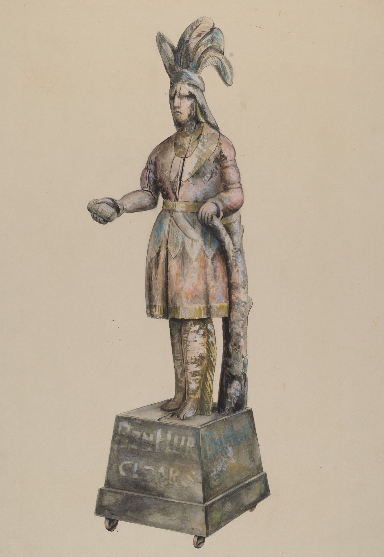 Cigar Store Indian by William Kerby
