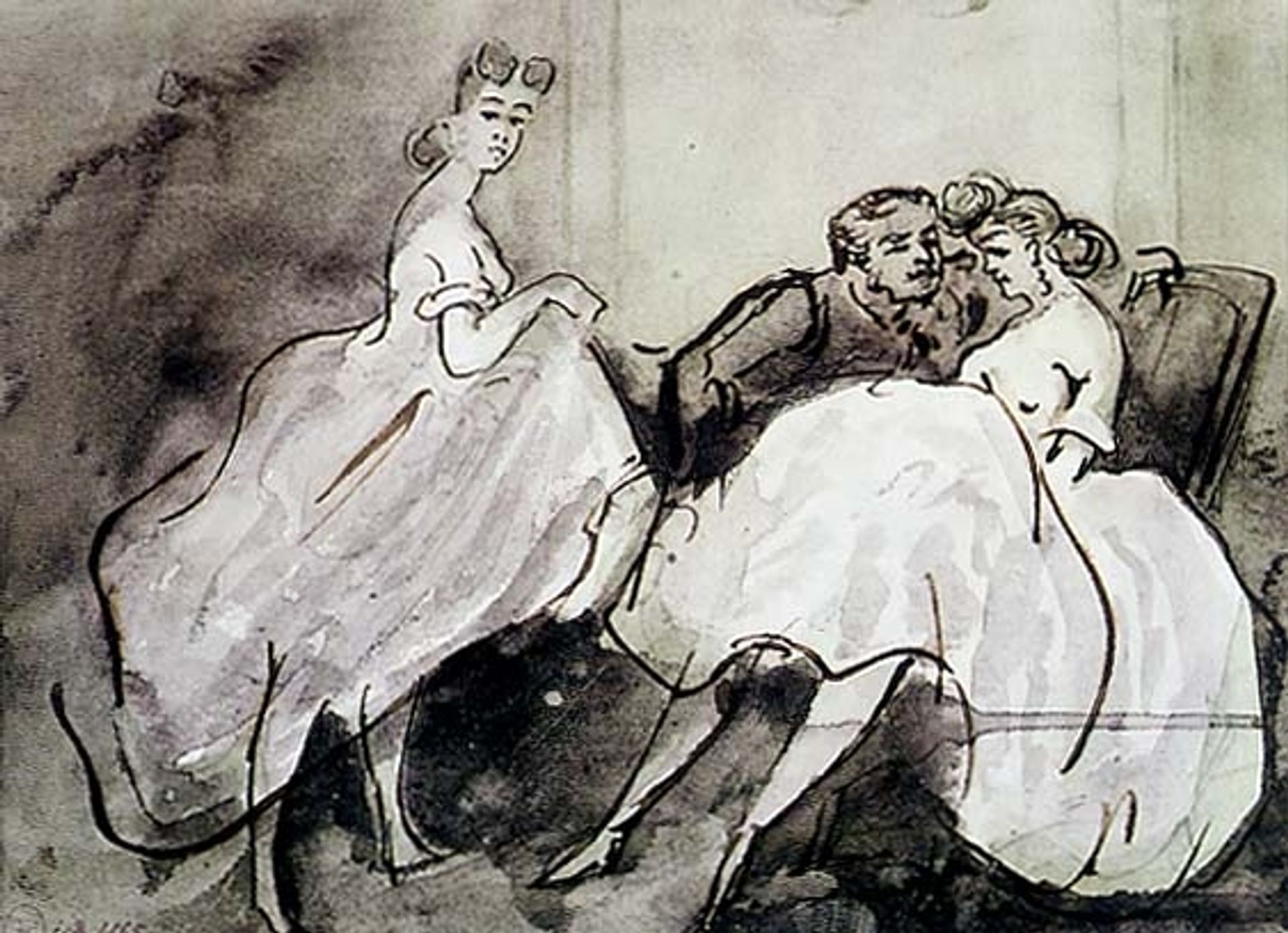 Bazar de la volupté by Constantin Guys