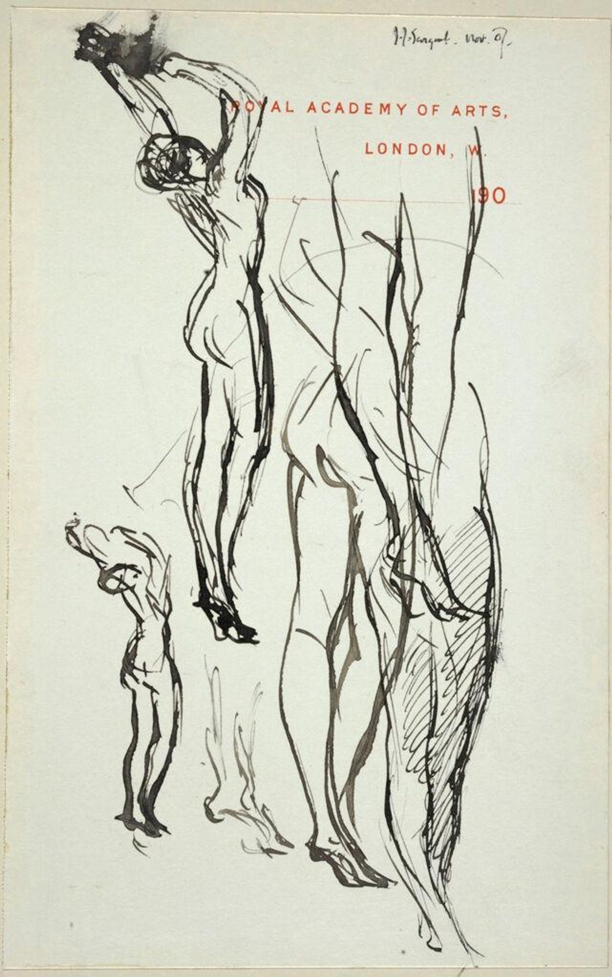 The Dance, after Carpeaux (?) by John Singer Sargent