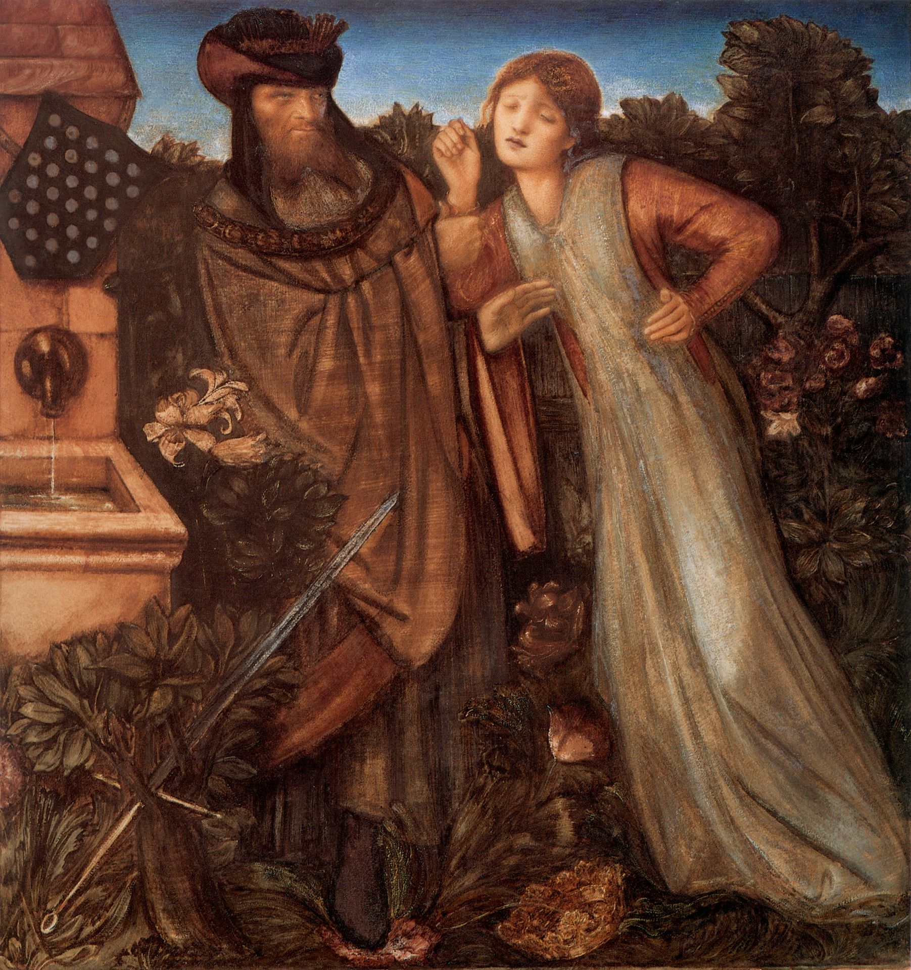 King Mark and La Belle Iseult by Edward Burne-Jones