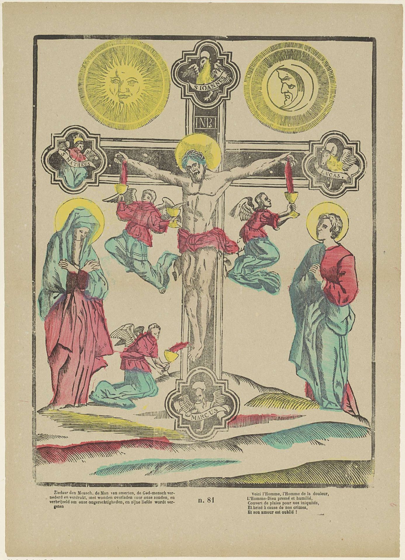 Christus aan het kruis by Franciscus Antonius Beersmans