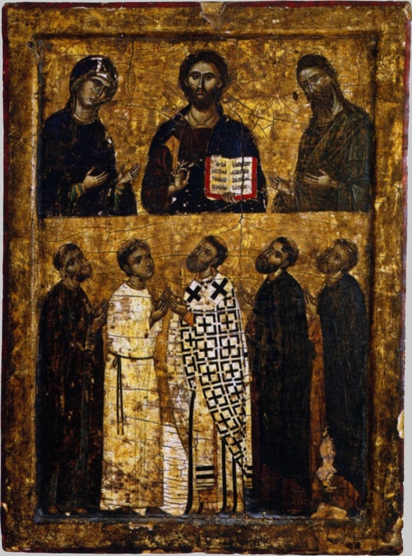 Deesis and five saints by Orthodox Icons