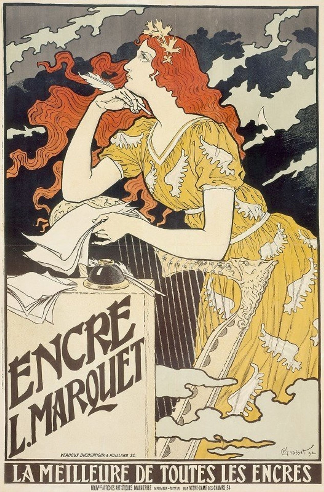 Encre L. Marquet by Eugène Grasset