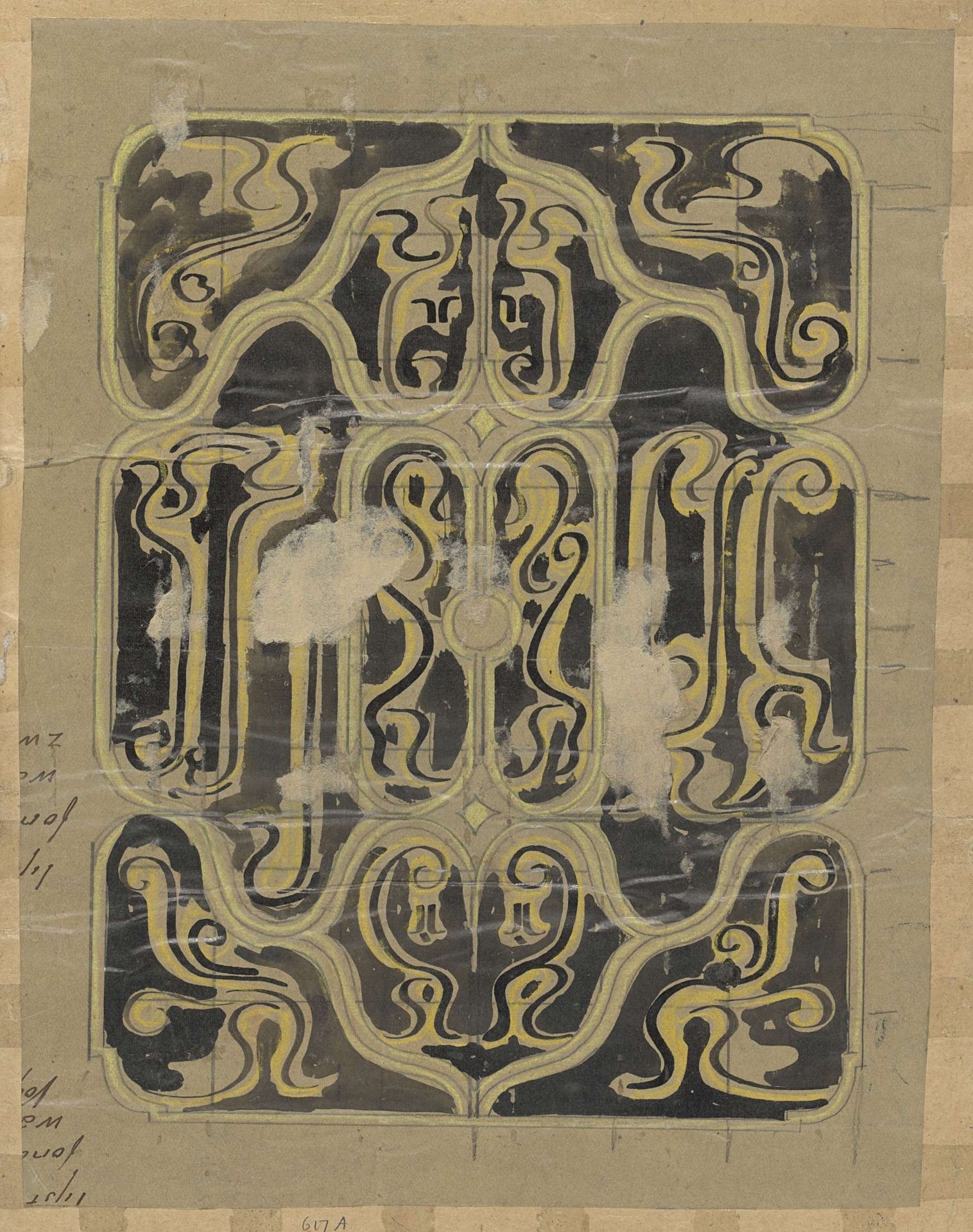 Decoratief ontwerp by Carel Adolph Lion Cachet