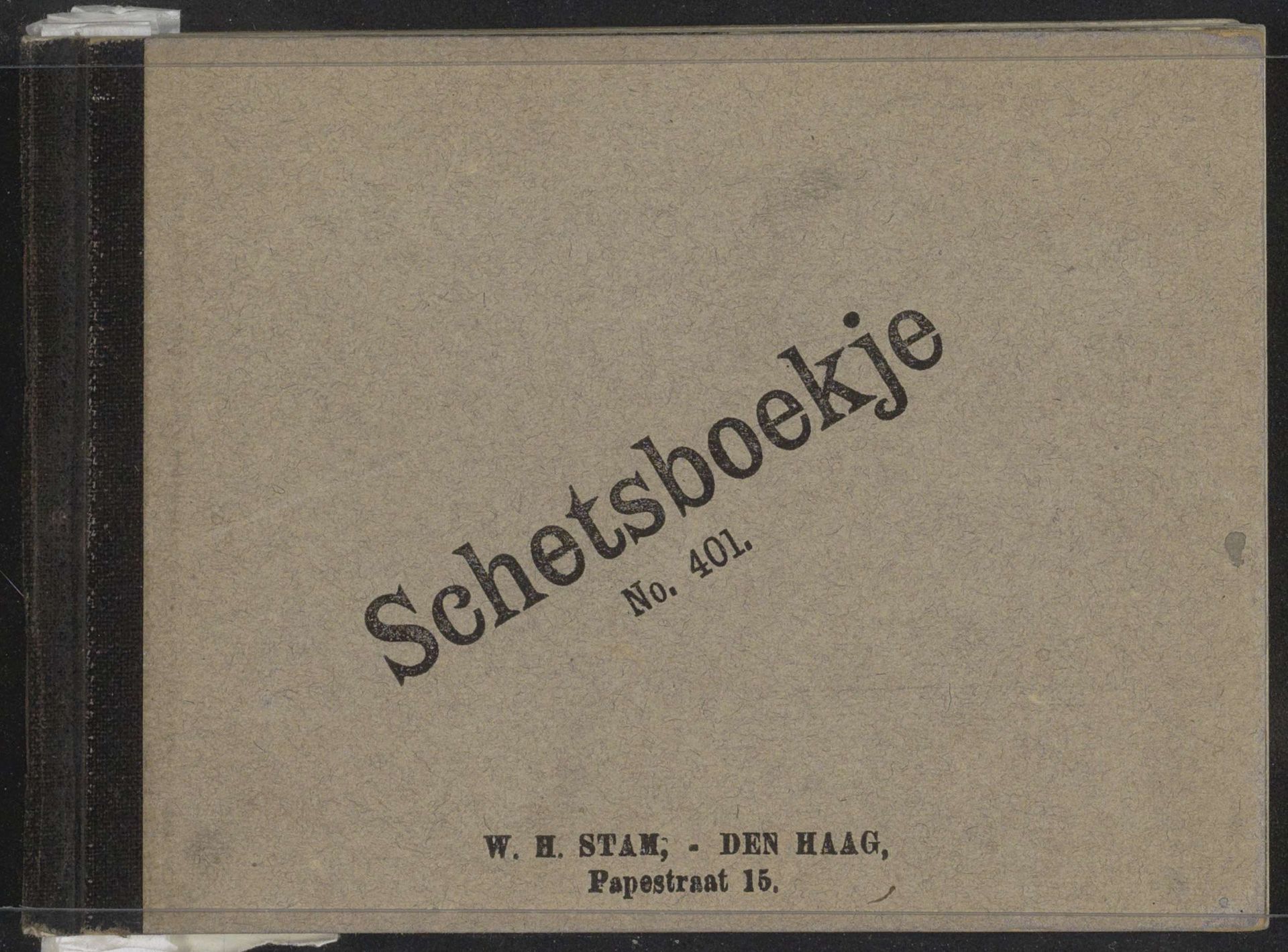 Schetsboek met 21 bladen by Johan Antonie de Jonge